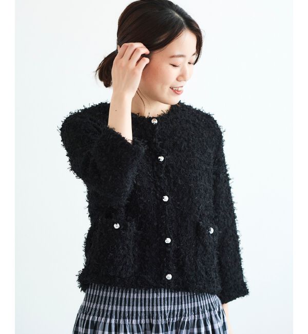 le.coeur blanc「TORRAZZO DONNAファンシーヤーンジャケット」|その他|