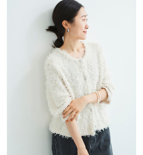 le.coeur blanc「TORRAZZO DONNAファンシーヤーンジャケット」|その他|