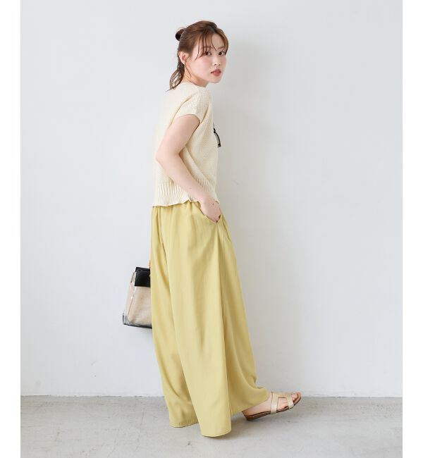  「《WEB限定》ワイドギャザーパンツ」|その他|
