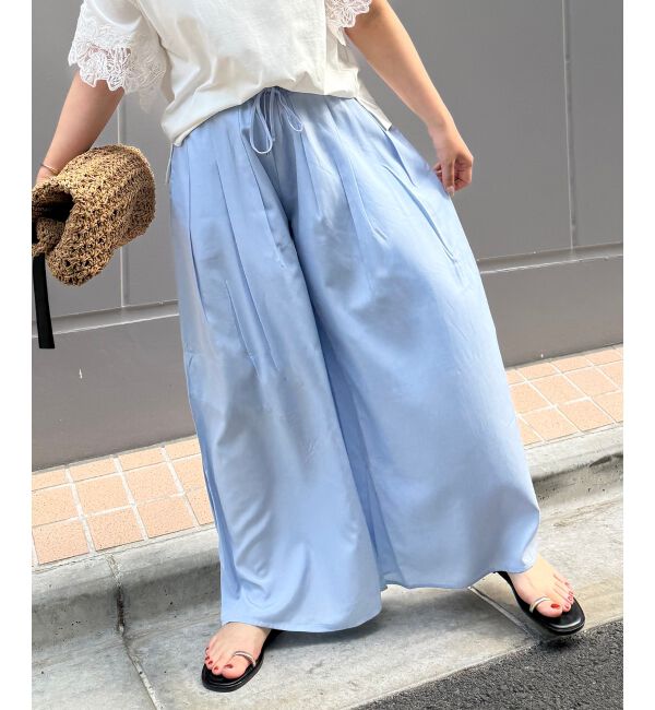  「《WEB限定》ワイドギャザーパンツ」|その他|