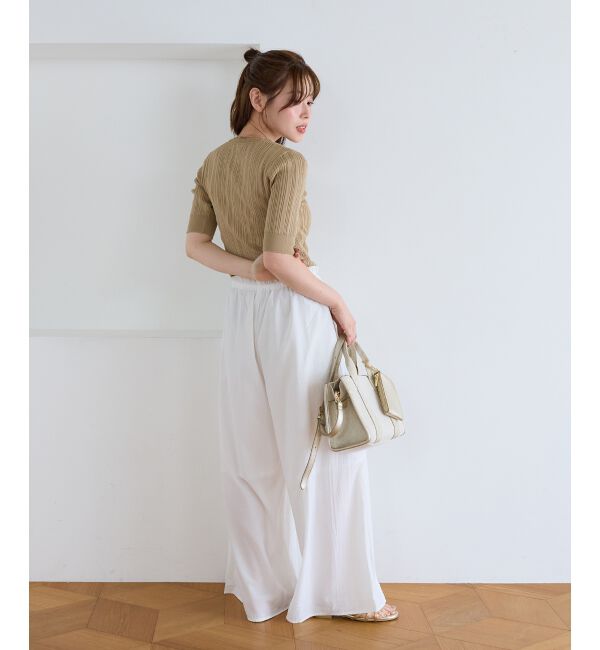  「《WEB限定》ワイドギャザーパンツ」|その他|