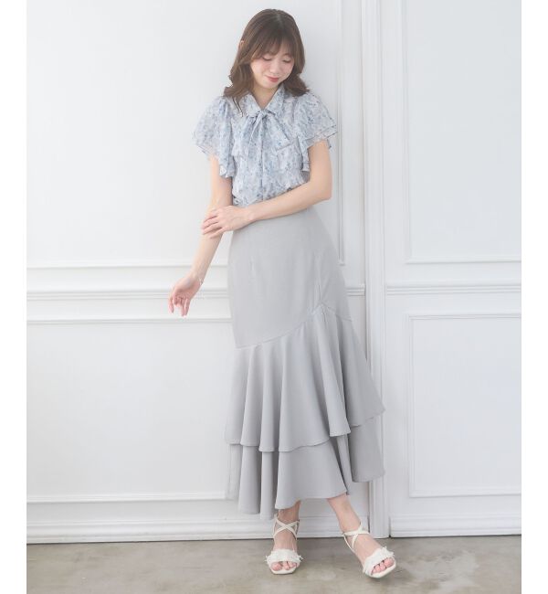  「◎キラキラレースアップマーメイドスカート」|スカート|