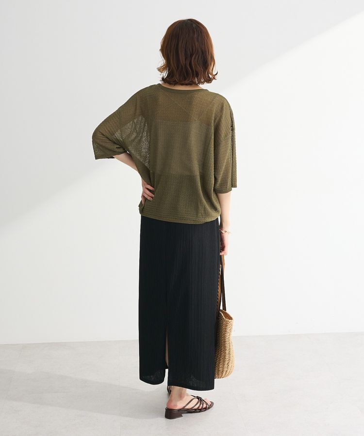 Green Parks「・ELENCARE DUE シャーリングシアーニット」|ニット・セーター|