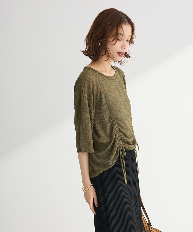Green Parks「・ELENCARE DUE シャーリングシアーニット」|ニット・セーター|