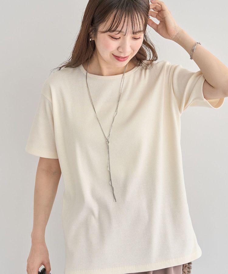 Green Parks「・Petit Fleur リブオーバーサイズTEE」|Tシャツ・カットソー|