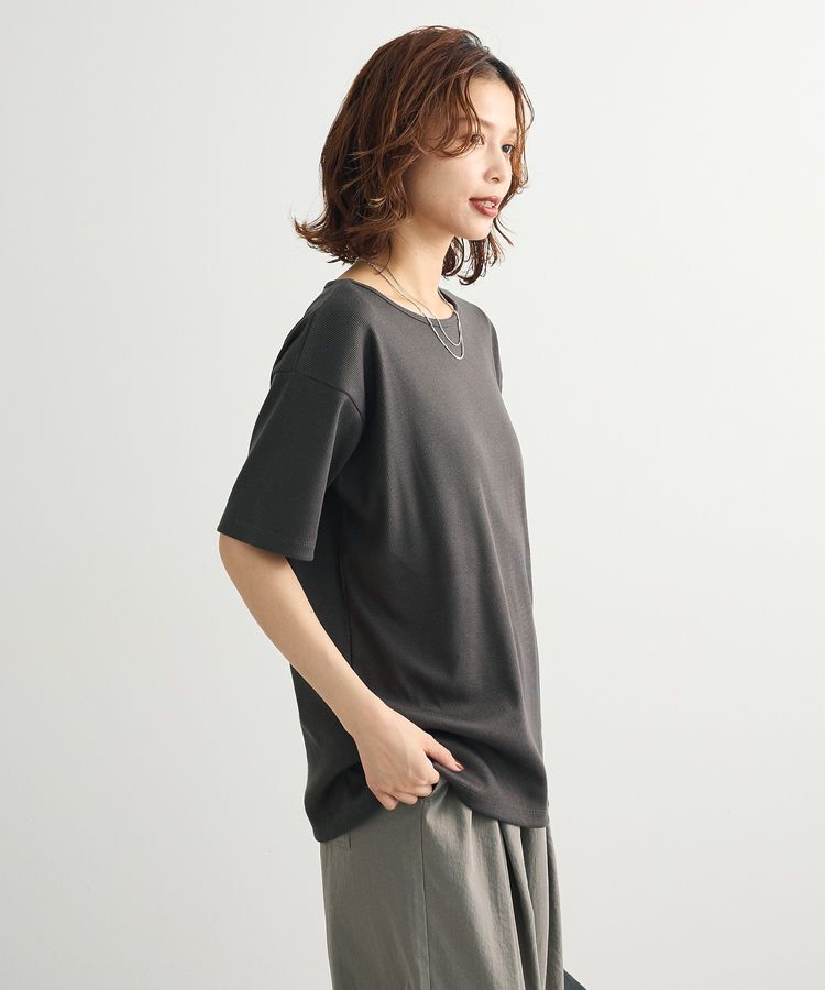 Green Parks「・Petit Fleur リブオーバーサイズTEE」|Tシャツ・カットソー|