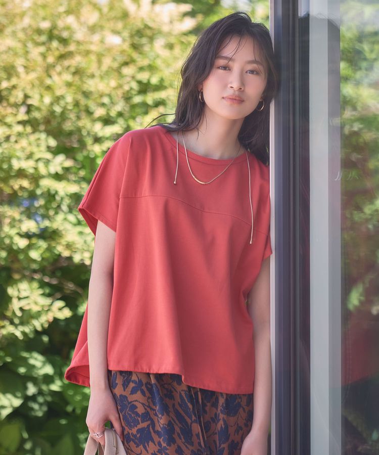 Green Parks「【適ON】超冷感ドロストフレンチプルオーバー」|Tシャツ・カットソー|