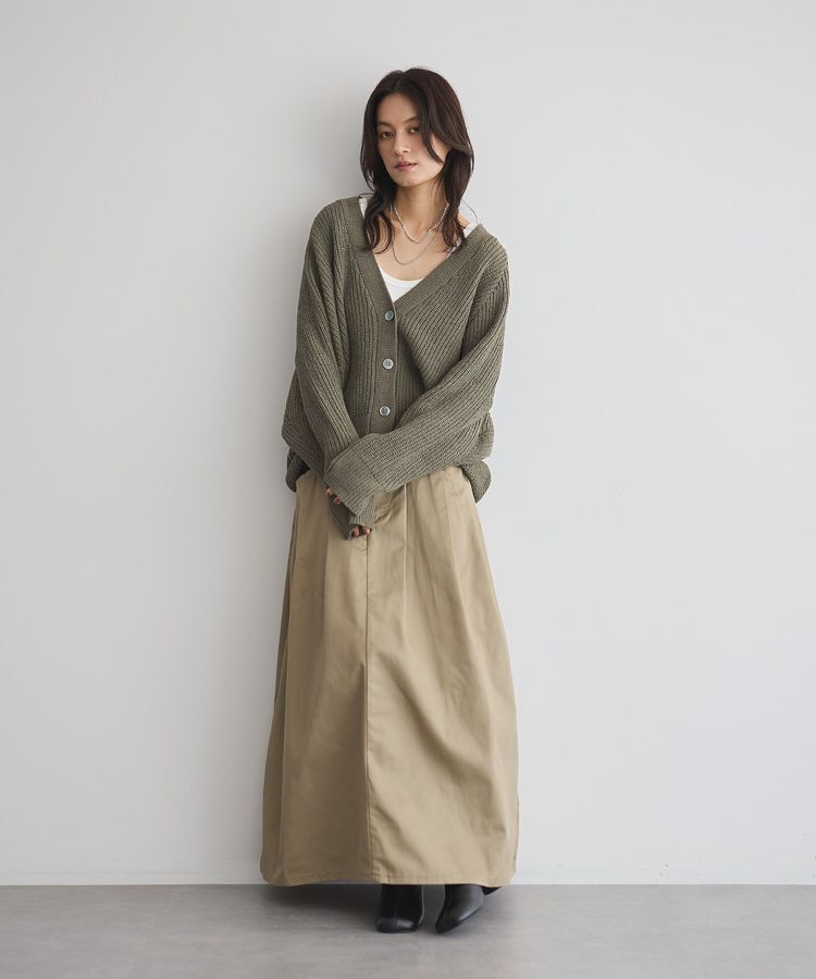 GARAGE OF GOOD CLOTHING「モールヤーン畔編みカーデ」|カーディガン|