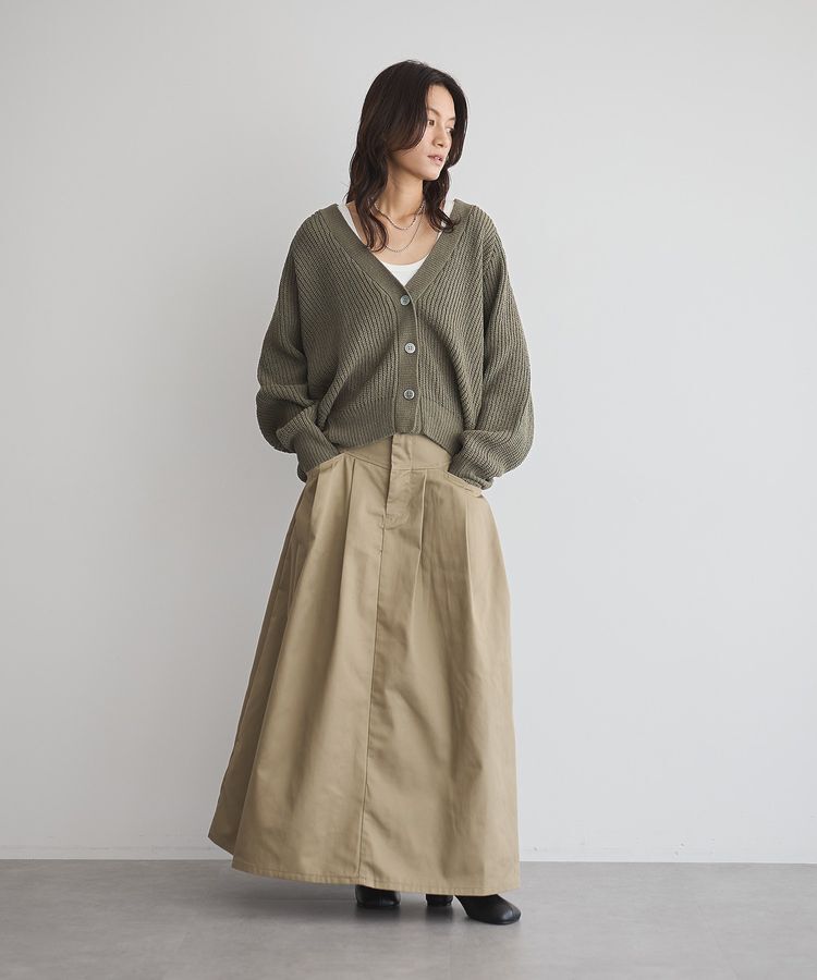 GARAGE OF GOOD CLOTHING「モールヤーン畔編みカーデ」|カーディガン|