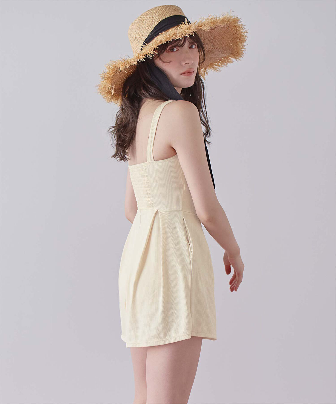 SEA DRESS「チェック素材ロンパース/ワンピース/セット水着」|コンビネゾン|