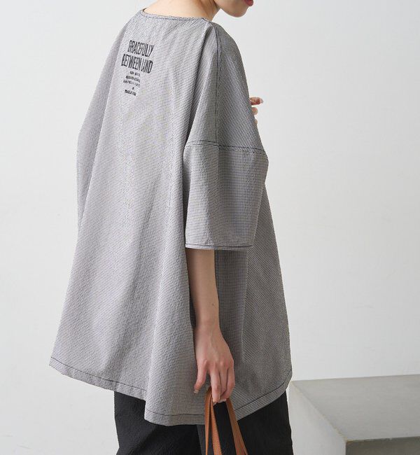  「【UVカット・撥水加工/WEB限定】水陸両用チュニックラッシュガード」|プルオーバー|