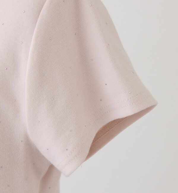  「ハートチャーム付きビジューコンパクトTee」|プルオーバー|