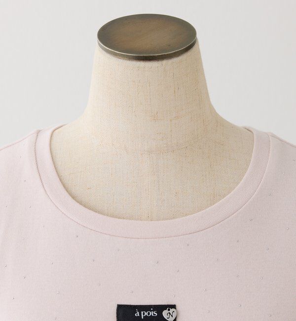  「ハートチャーム付きビジューコンパクトTee」|プルオーバー|