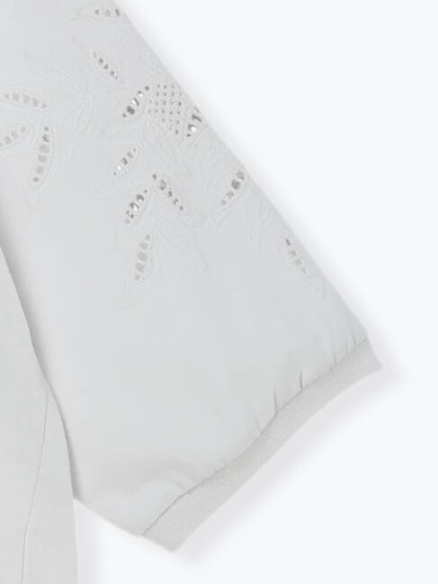 Samansa Mos2「袖カットワークプルオーバー」|Tシャツ・カットソー|