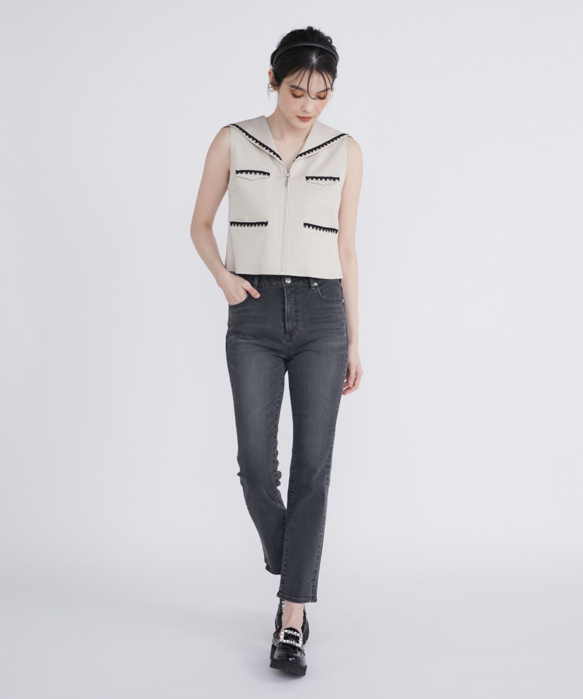 Maglie le cassetto「《Maglie Jeans》スリムストレートデニム」|デニム|