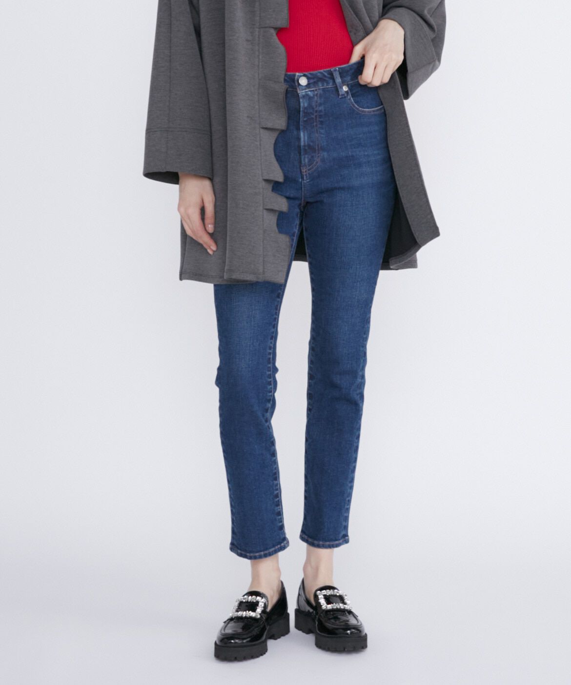 Maglie le cassetto「《Maglie Jeans》スリムストレートデニム」|デニム|インディゴ9