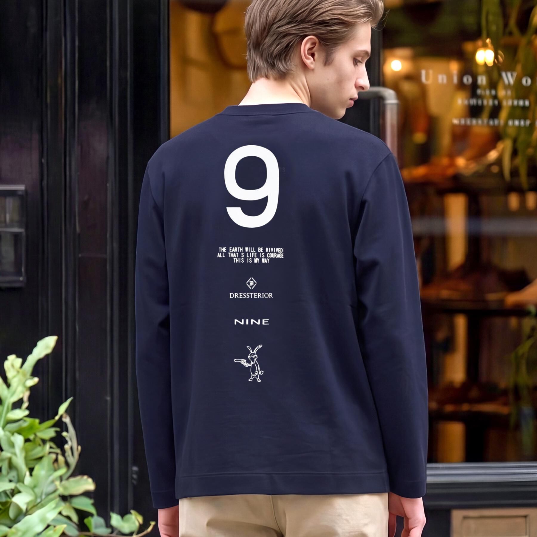 DRESSTERIOR「【接触冷感/UVカット/抗菌防臭/しわ防止】クールデオドラント ロングTシャツ」|Tシャツ・カットソー|