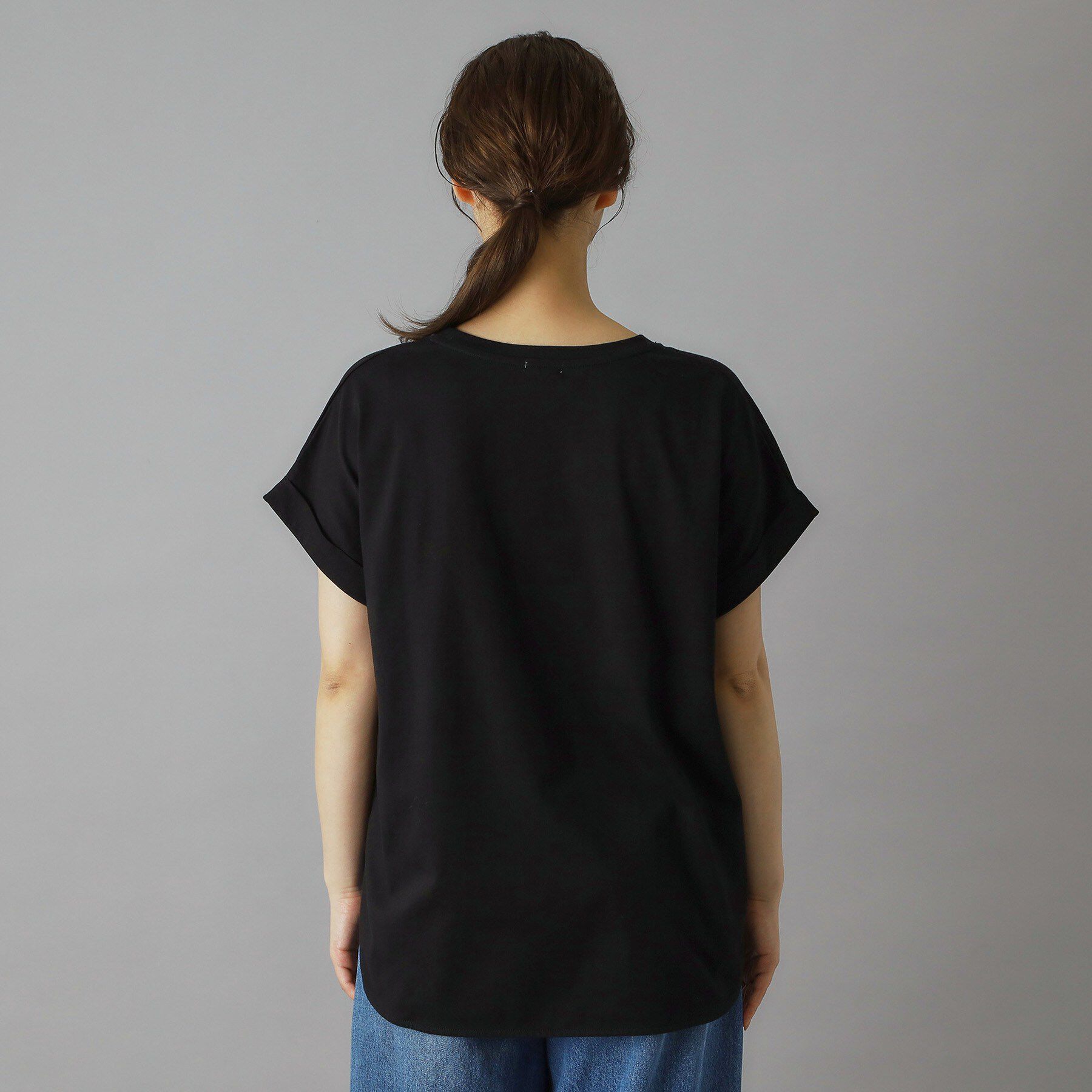 DRESSTERIOR「◆【箔ロゴ】箔プリントドルマンスリーブ Tシャツ」|Tシャツ・カットソー|