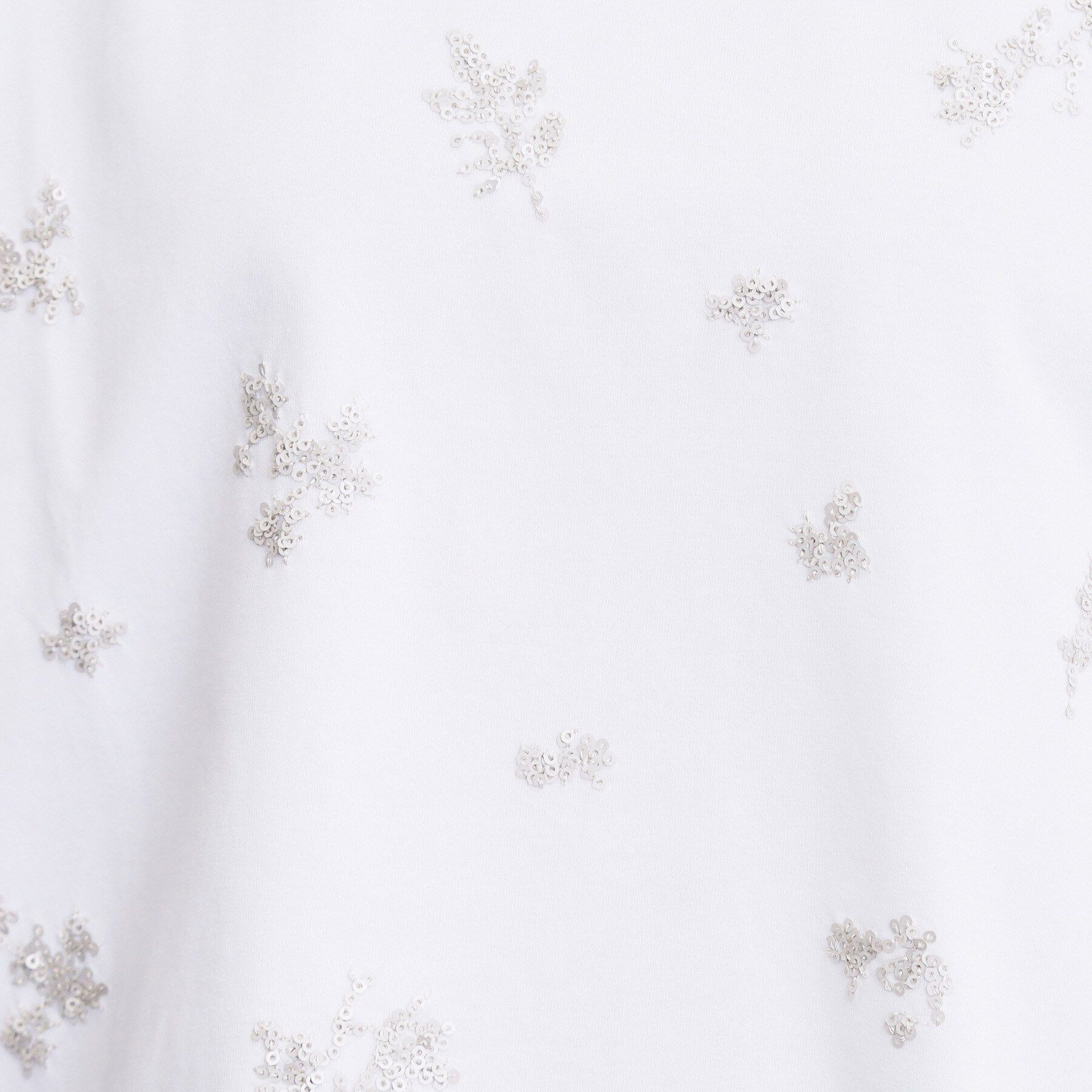 grove「フラワーモチーフスパンコールTシャツ」|Tシャツ・カットソー|