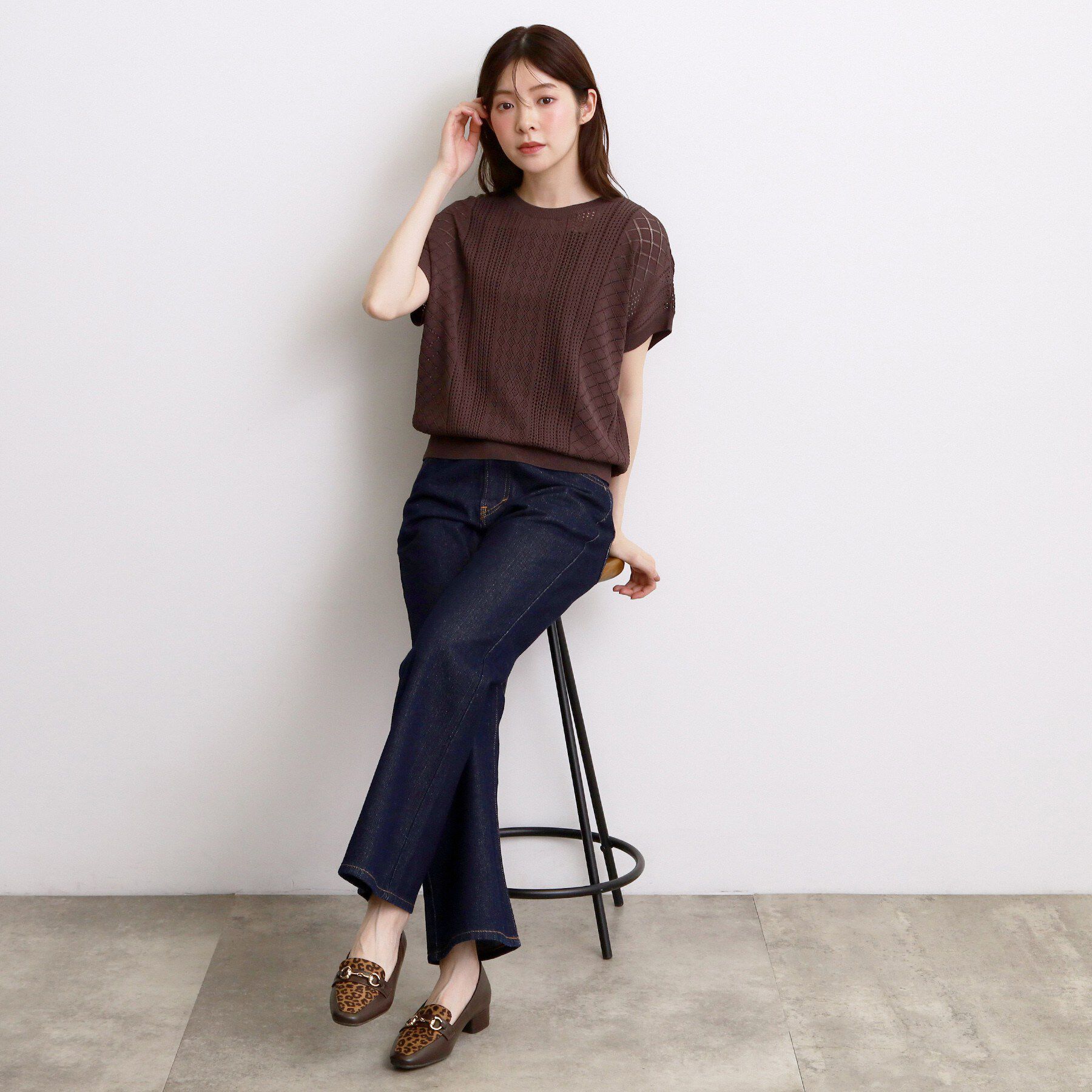 grove「メタルビットヒールローファー」|パンプス|