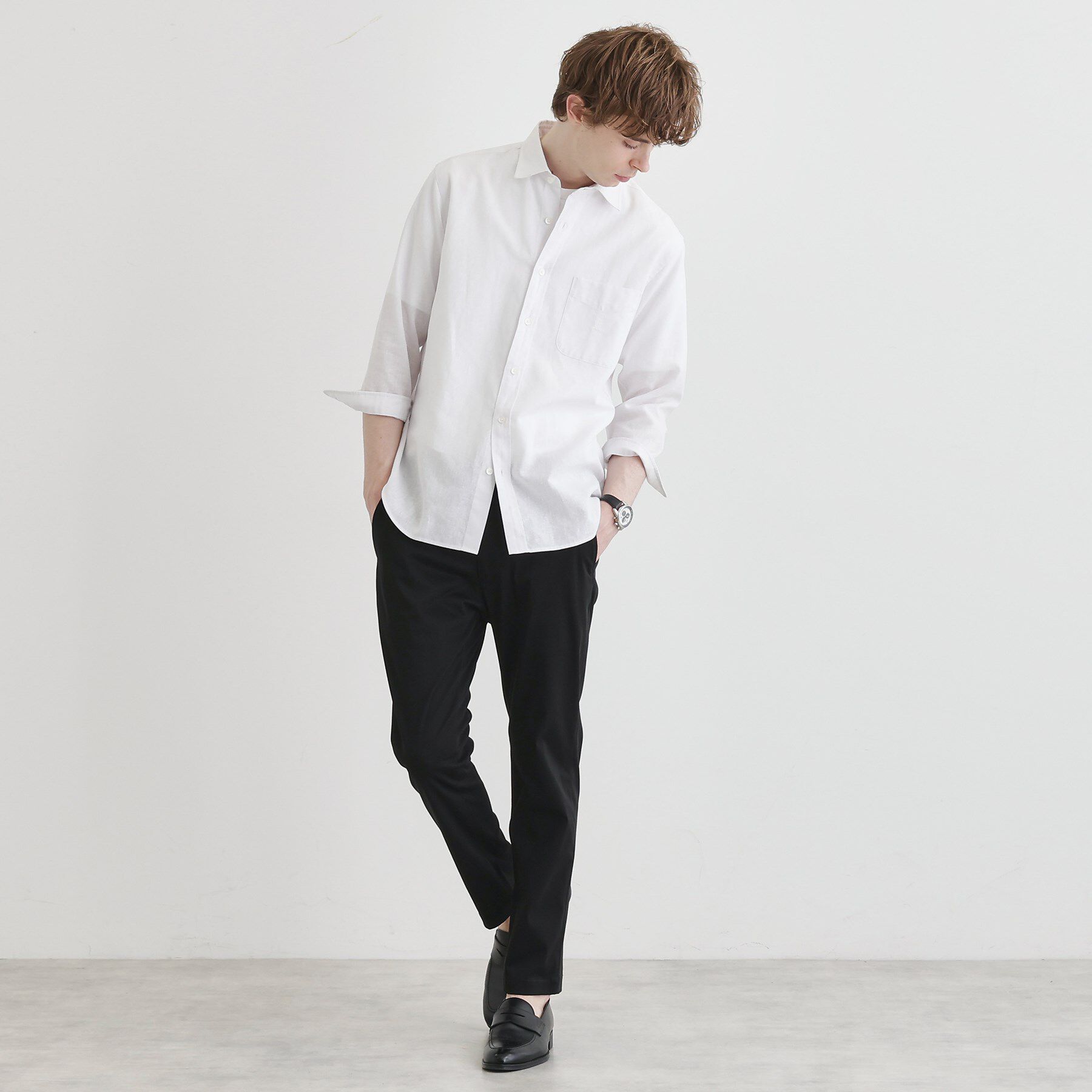 TAKEO KIKUCHI「【LIMITED】ワンダーシェイプ 360&deg;ストレッチ テーパードスキニーチノパンツ」|その他|