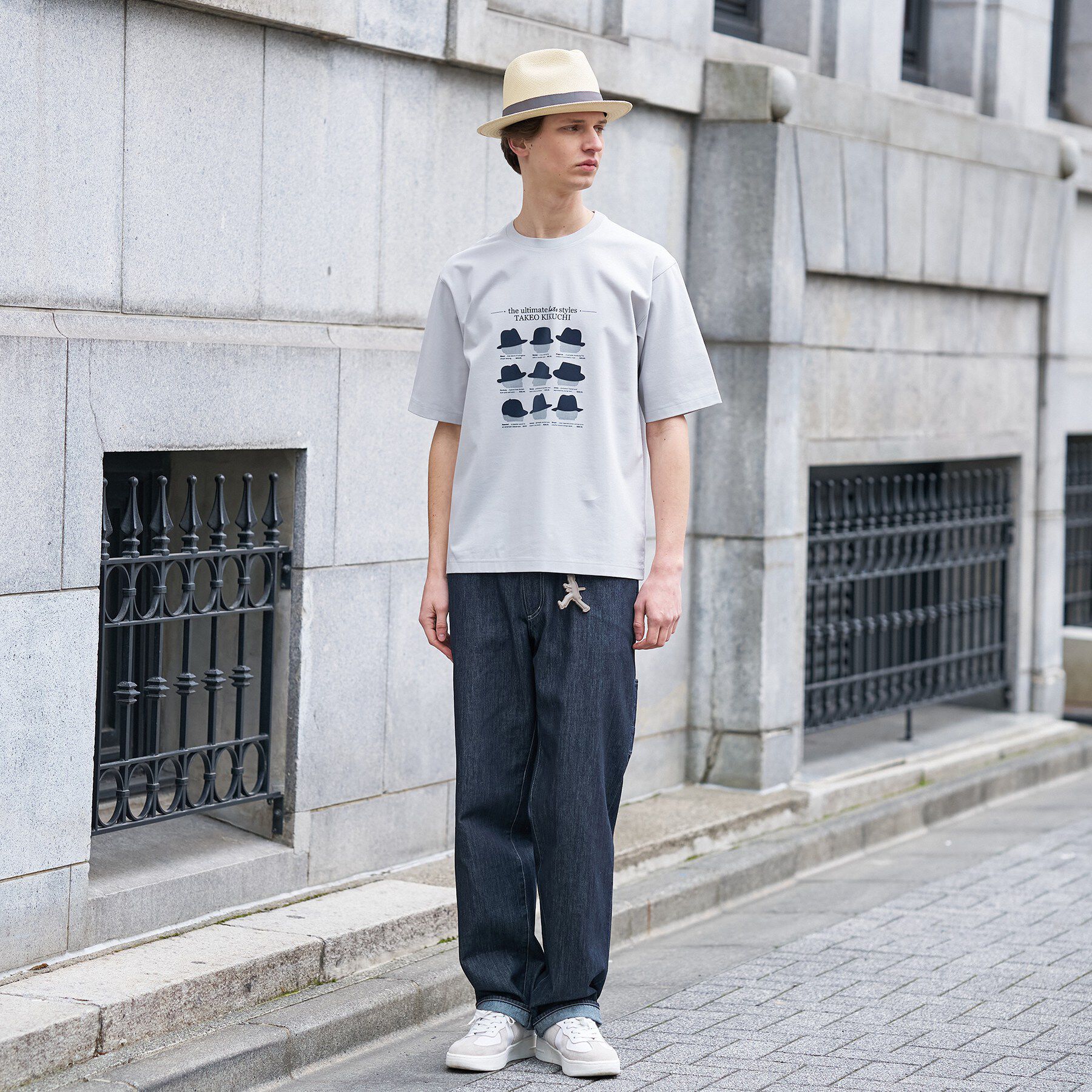 TAKEO KIKUCHI「【BOWLER HAT LABEL】クールデオドラントジャージ ハットスタイルス 半袖Tシャツ」|Tシャツ・カットソー|