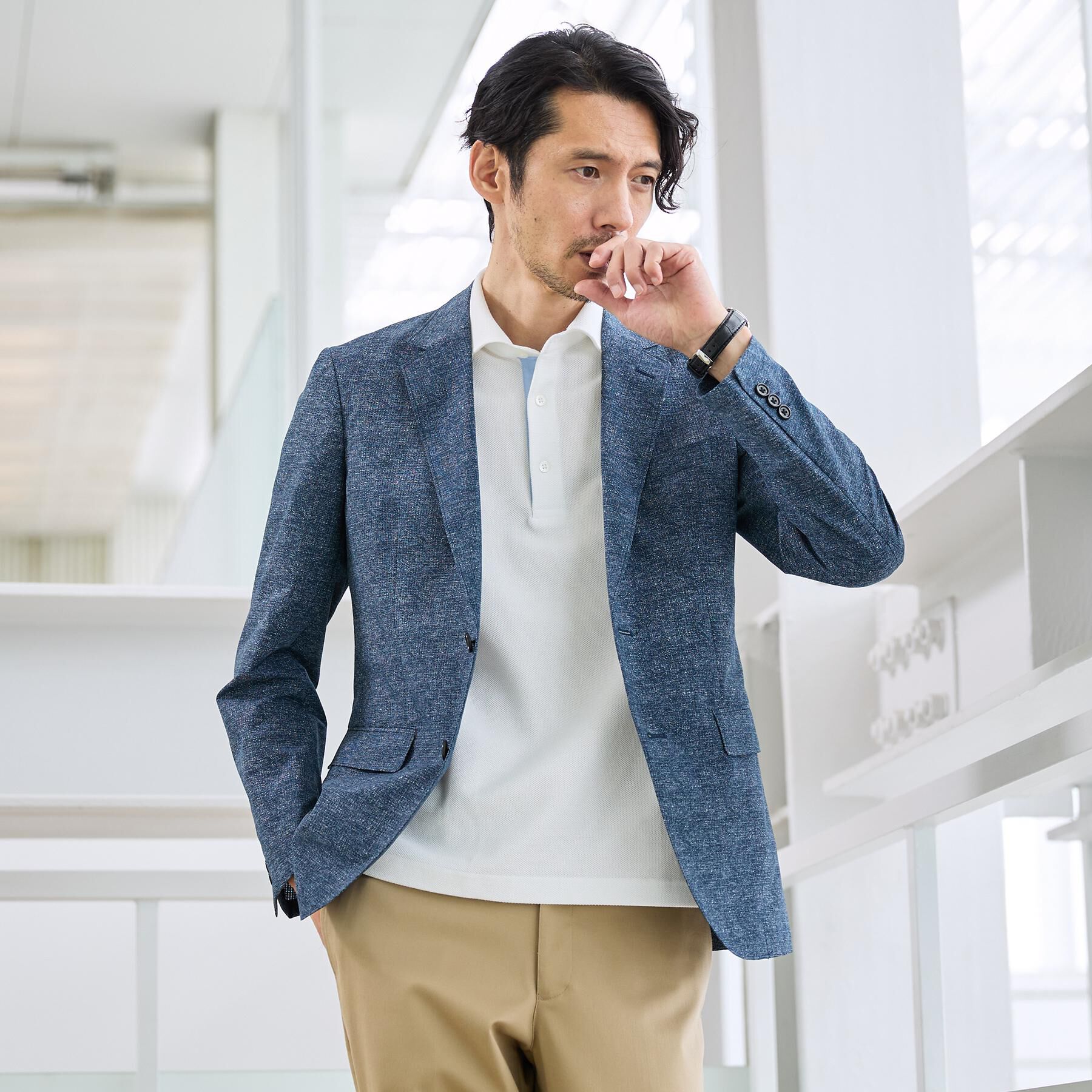 TAKEO KIKUCHI「【抗菌防臭】ステイフレッシュ ポロシャツ」|ポロシャツ|