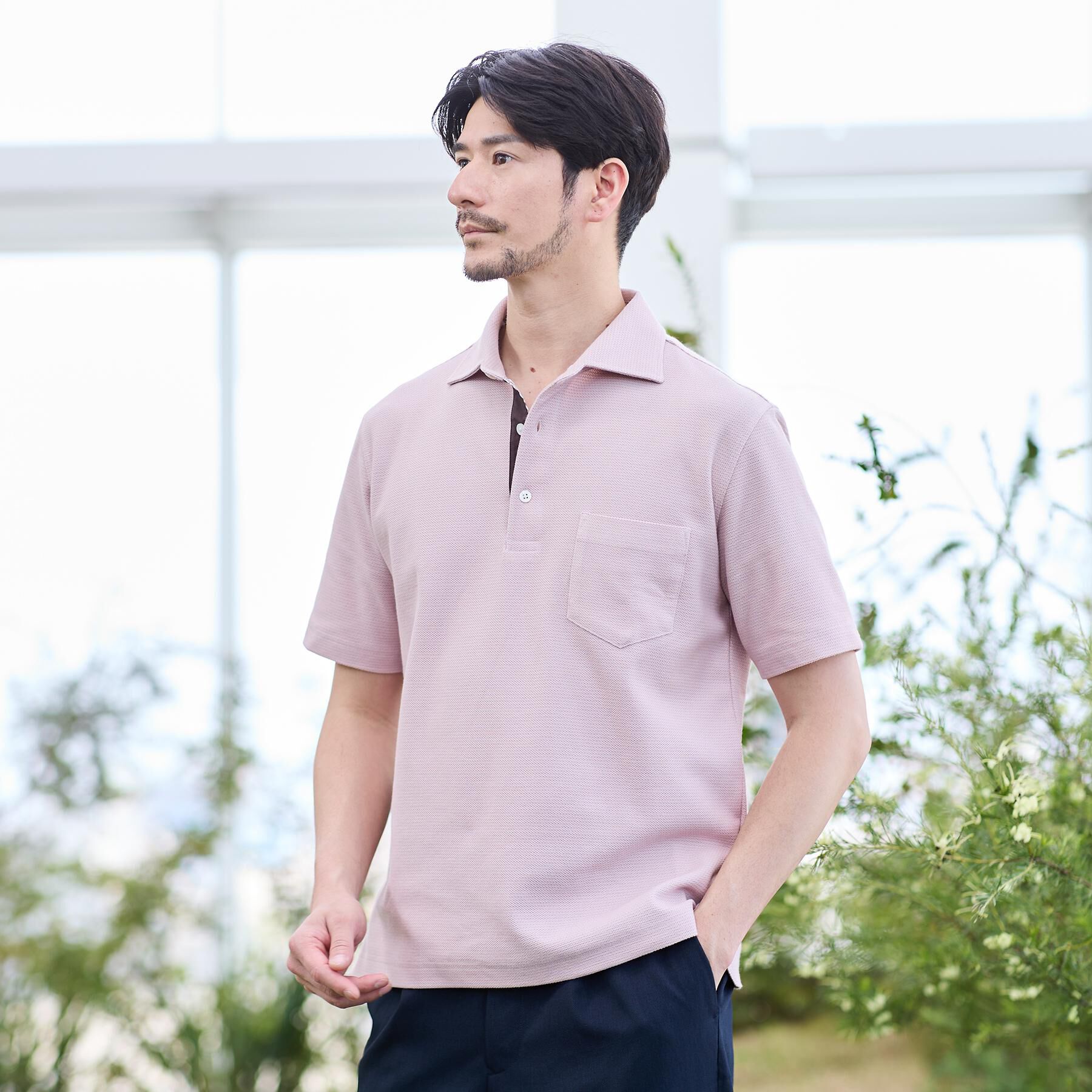 TAKEO KIKUCHI「【抗菌防臭】ステイフレッシュ ポロシャツ」|ポロシャツ|