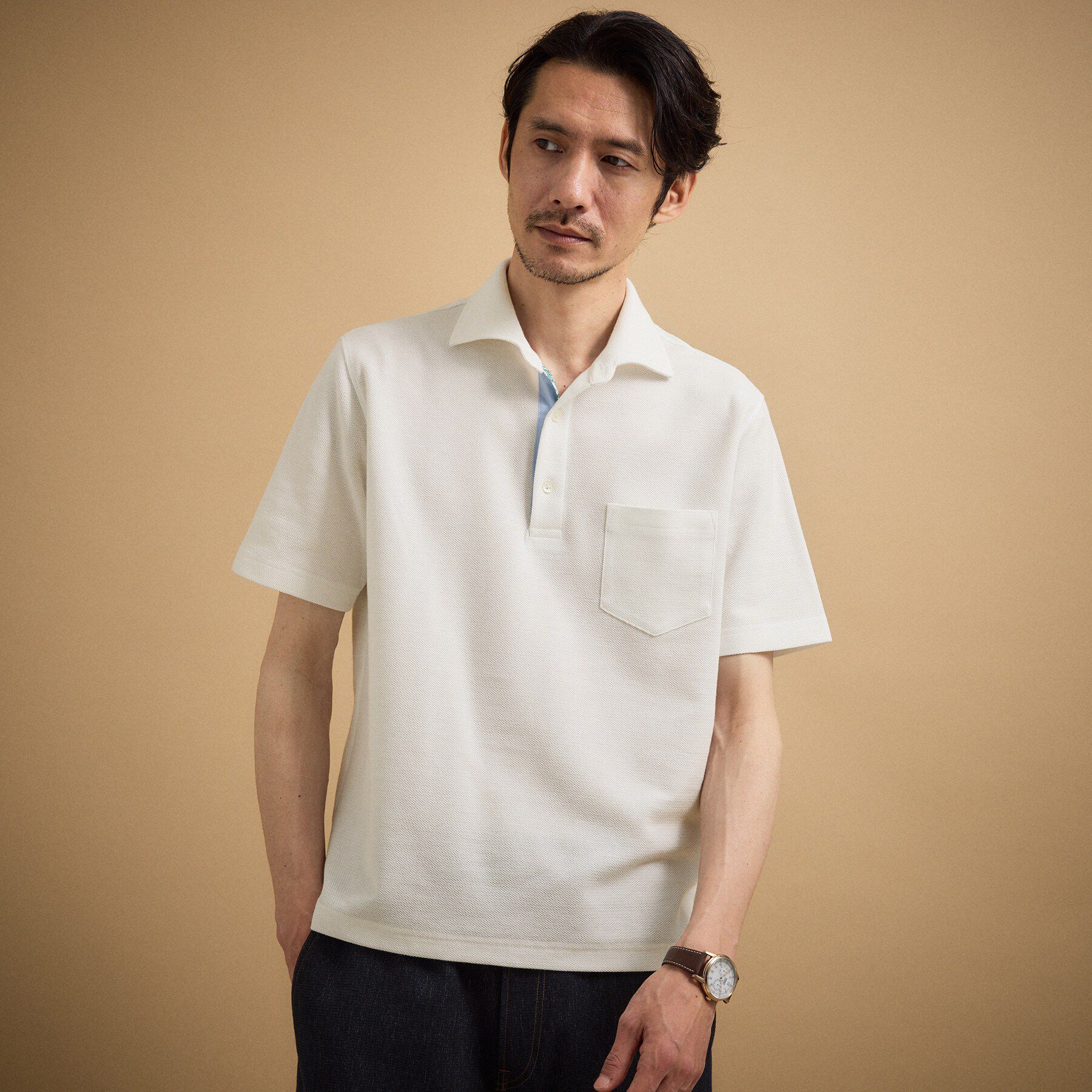 TAKEO KIKUCHI「【抗菌防臭】ステイフレッシュ ポロシャツ」|ポロシャツ|