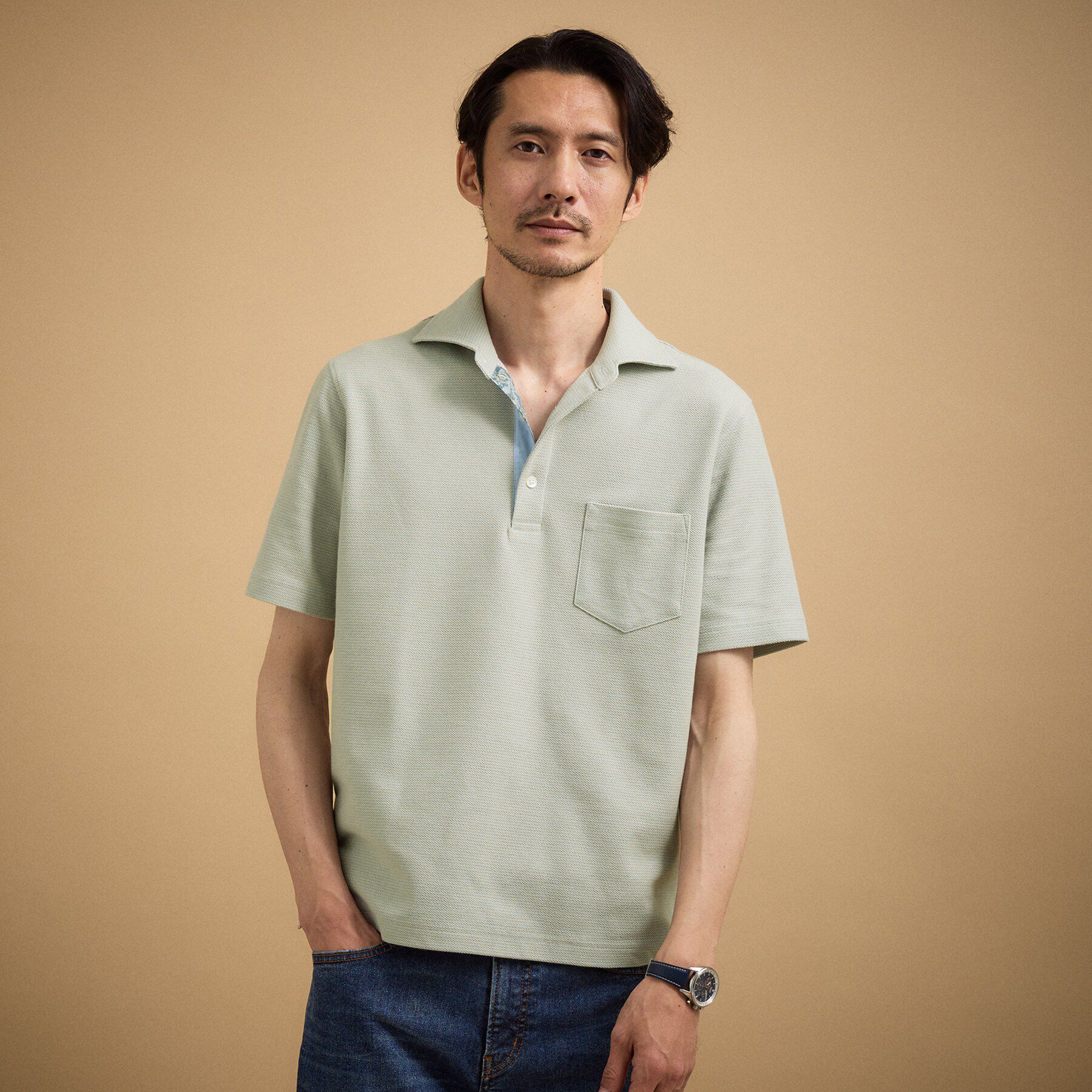 TAKEO KIKUCHI「【抗菌防臭】ステイフレッシュ ポロシャツ」|ポロシャツ|