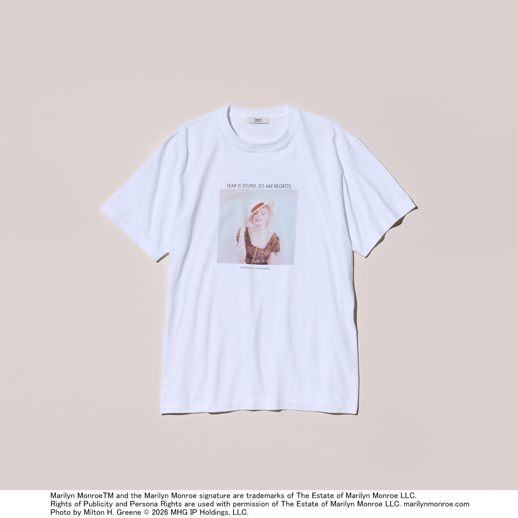 TAKEO KIKUCHI「【別注】マリリン・モンロー/フォトTシャツ」|Tシャツ・カットソー|