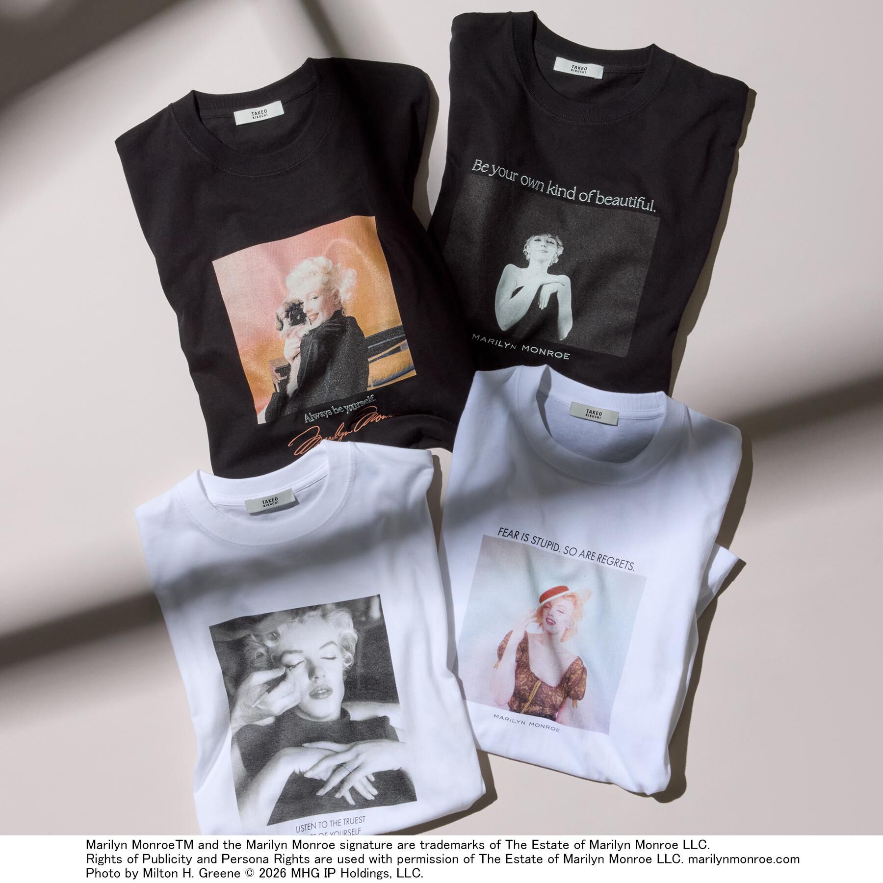 TAKEO KIKUCHI「【別注】マリリン・モンロー/フォトTシャツ」|Tシャツ・カットソー|