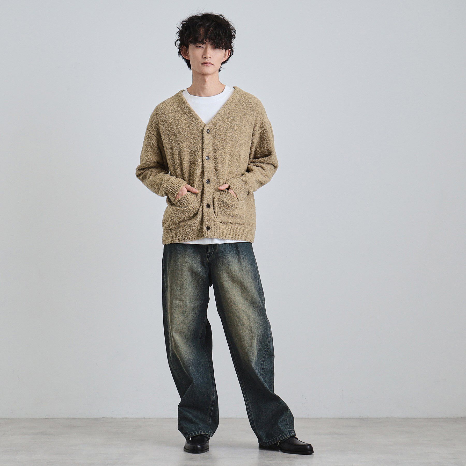 tk.TAKEO KIKUCHI「モールニット カーディガン」|カーディガン|