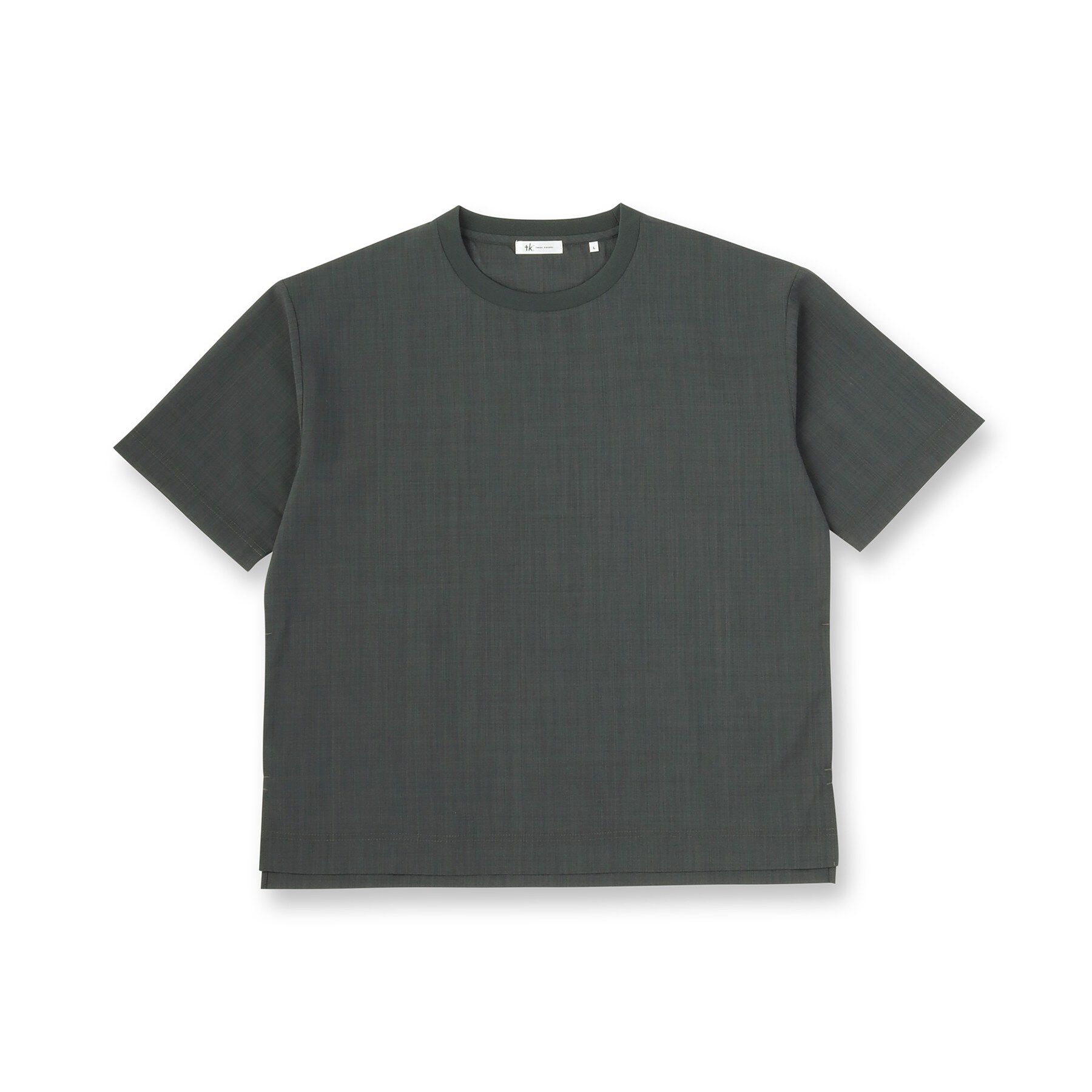 tk.TAKEO KIKUCHI「AIRY DRYクルーネックTシャツ/吸水速乾/UVカット/マシーンウォッシャブル/洗濯可/イージー」|シャツ・ブラウス|