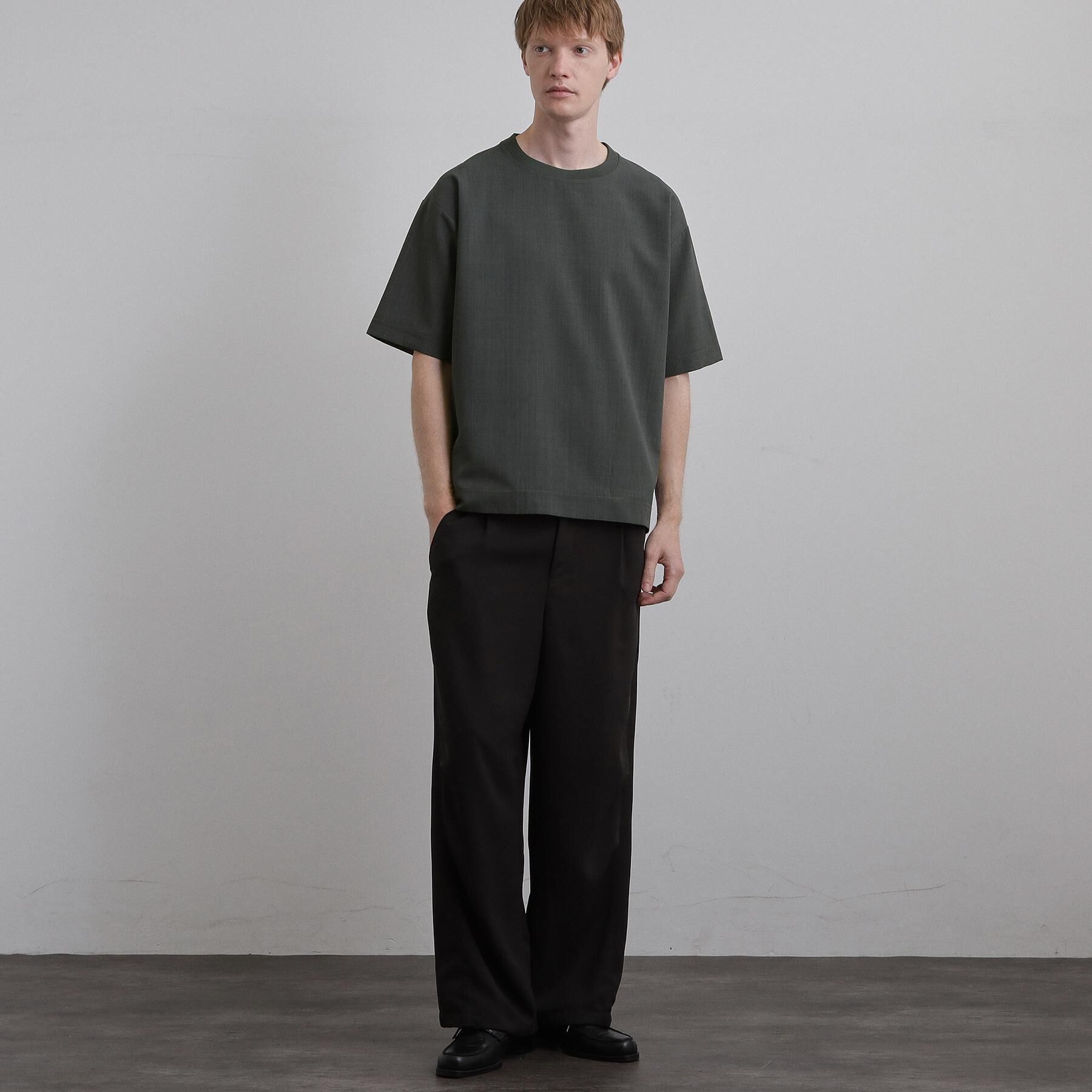 tk.TAKEO KIKUCHI「AIRY DRYクルーネックTシャツ/吸水速乾/UVカット/マシーンウォッシャブル/洗濯可/イージー」|シャツ・ブラウス|