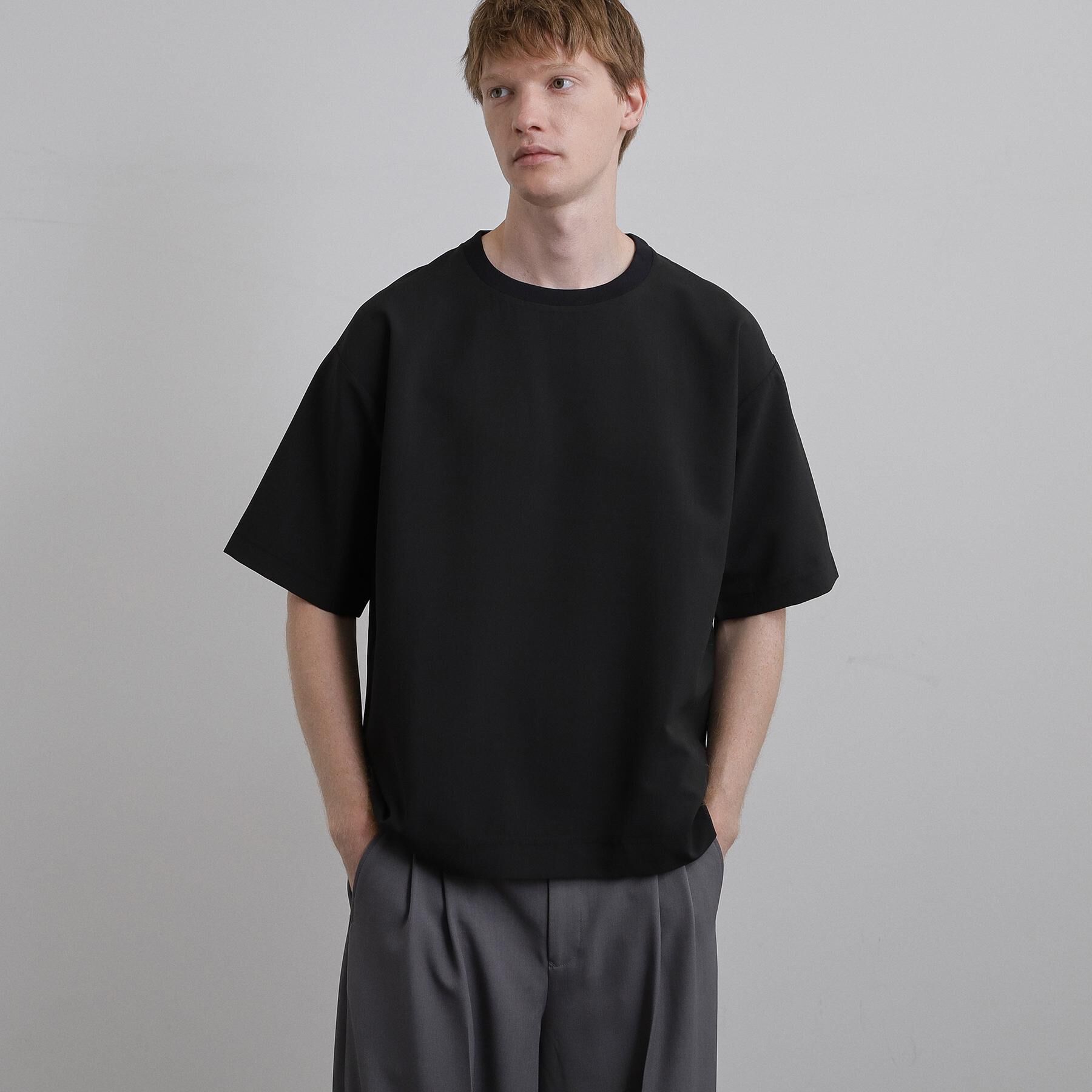 tk.TAKEO KIKUCHI「AIRY DRYクルーネックTシャツ/吸水速乾/UVカット/マシーンウォッシャブル/洗濯可/イージー」|シャツ・ブラウス|