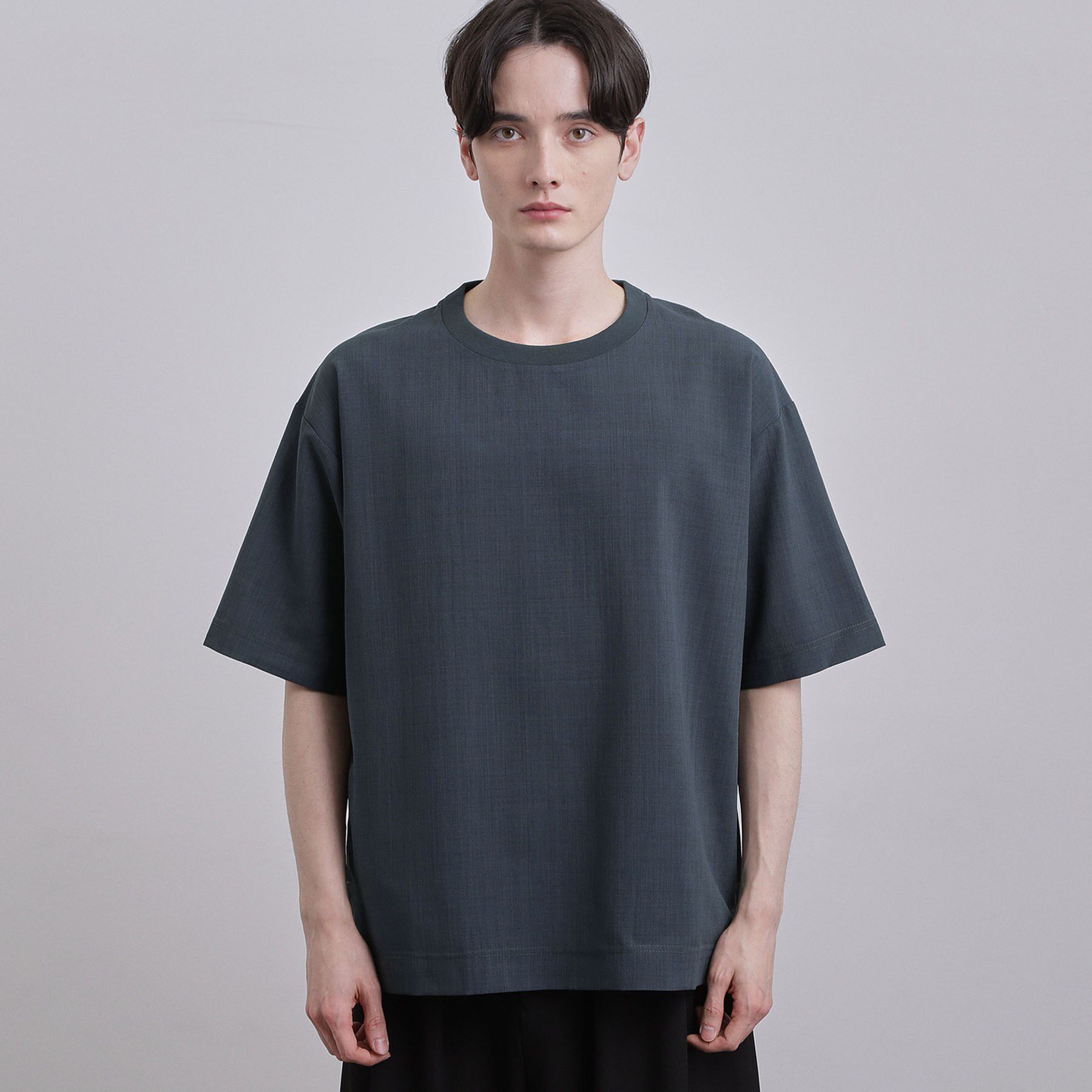 tk.TAKEO KIKUCHI「AIRY DRYクルーネックTシャツ/吸水速乾/UVカット/マシーンウォッシャブル/洗濯可/イージー」|シャツ・ブラウス|