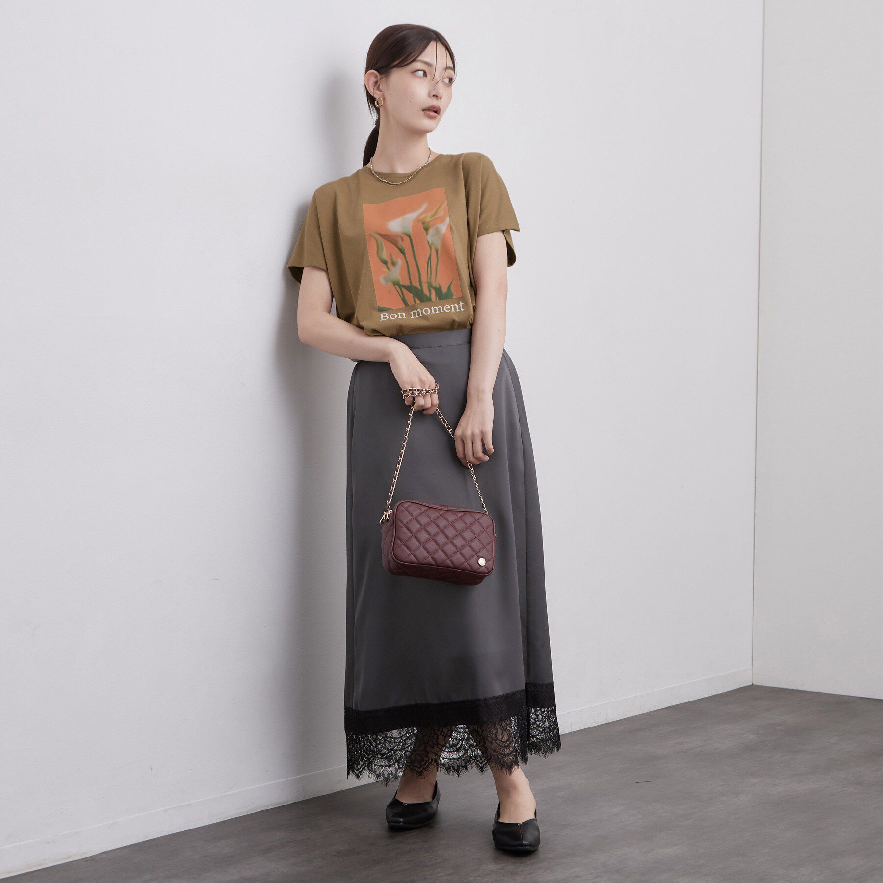 OPAQUE.CLIP「フォトプリントTシャツ【洗濯機OK】」|Tシャツ・カットソー|