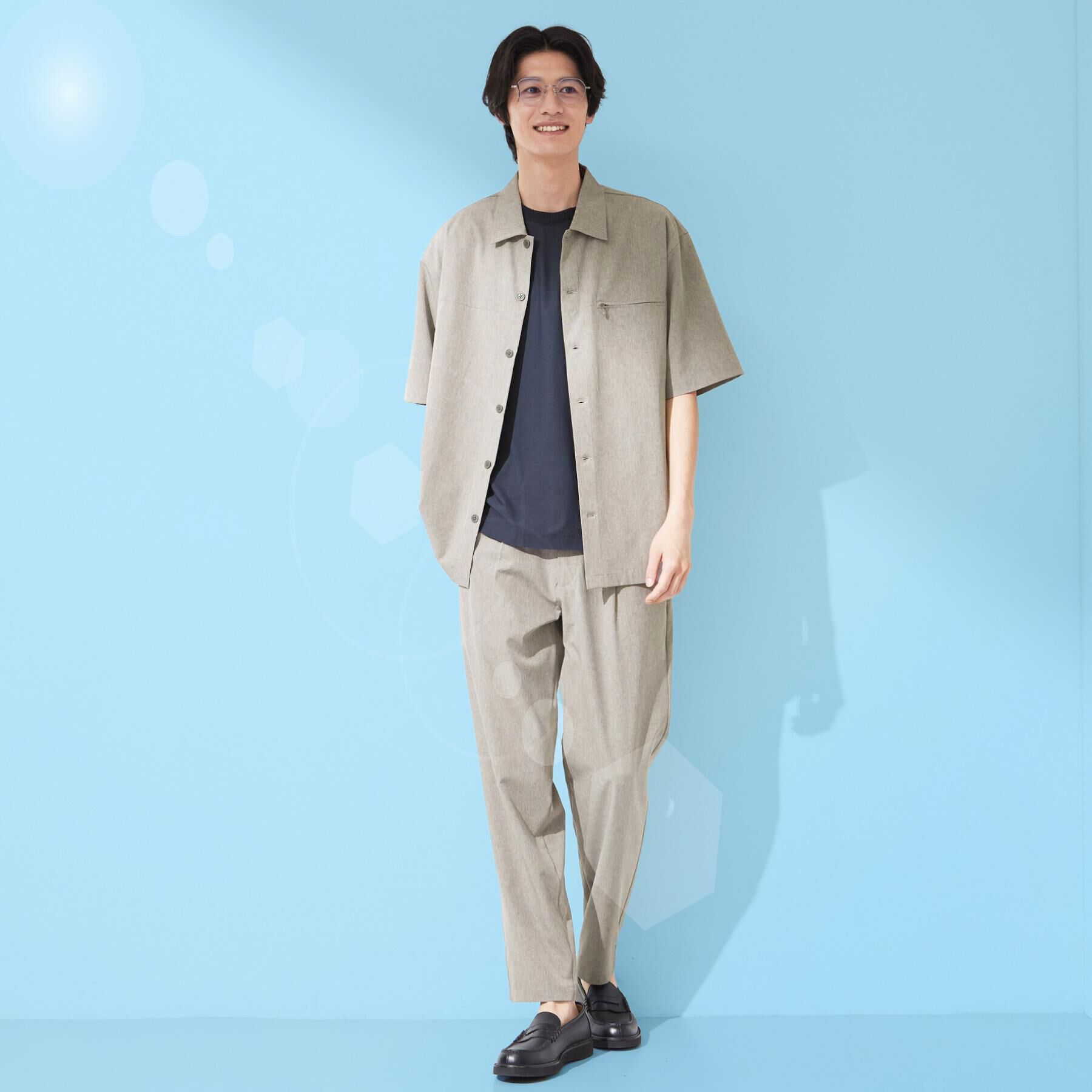 THE SHOP TK「【吸水速乾／接触冷感／防シワ／ベルト要らず／マシンウォッシャブル】ハイドロクールイージーパンツ」|その他|