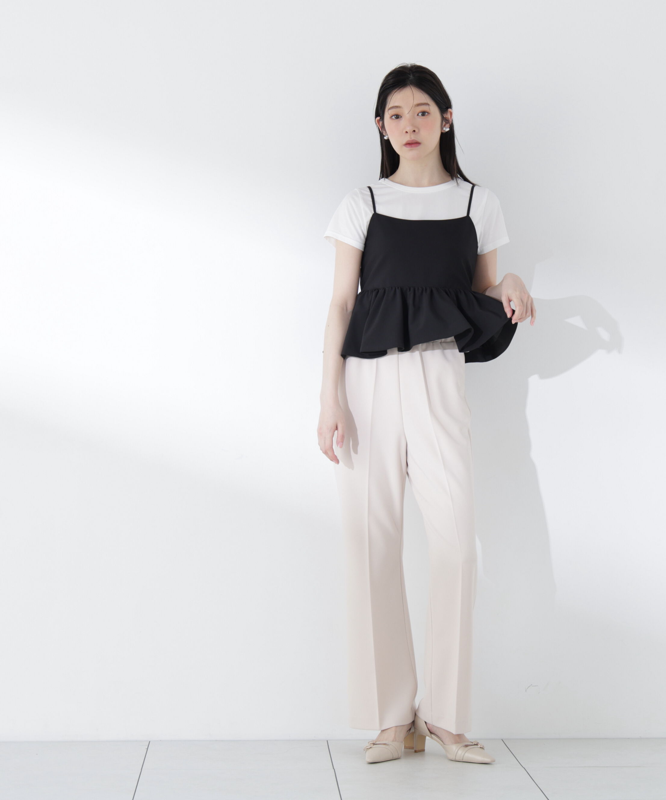 PROPORTION BODY DRESSING「〈a/mie〉セミフレアーパンツ26SS」|その他|