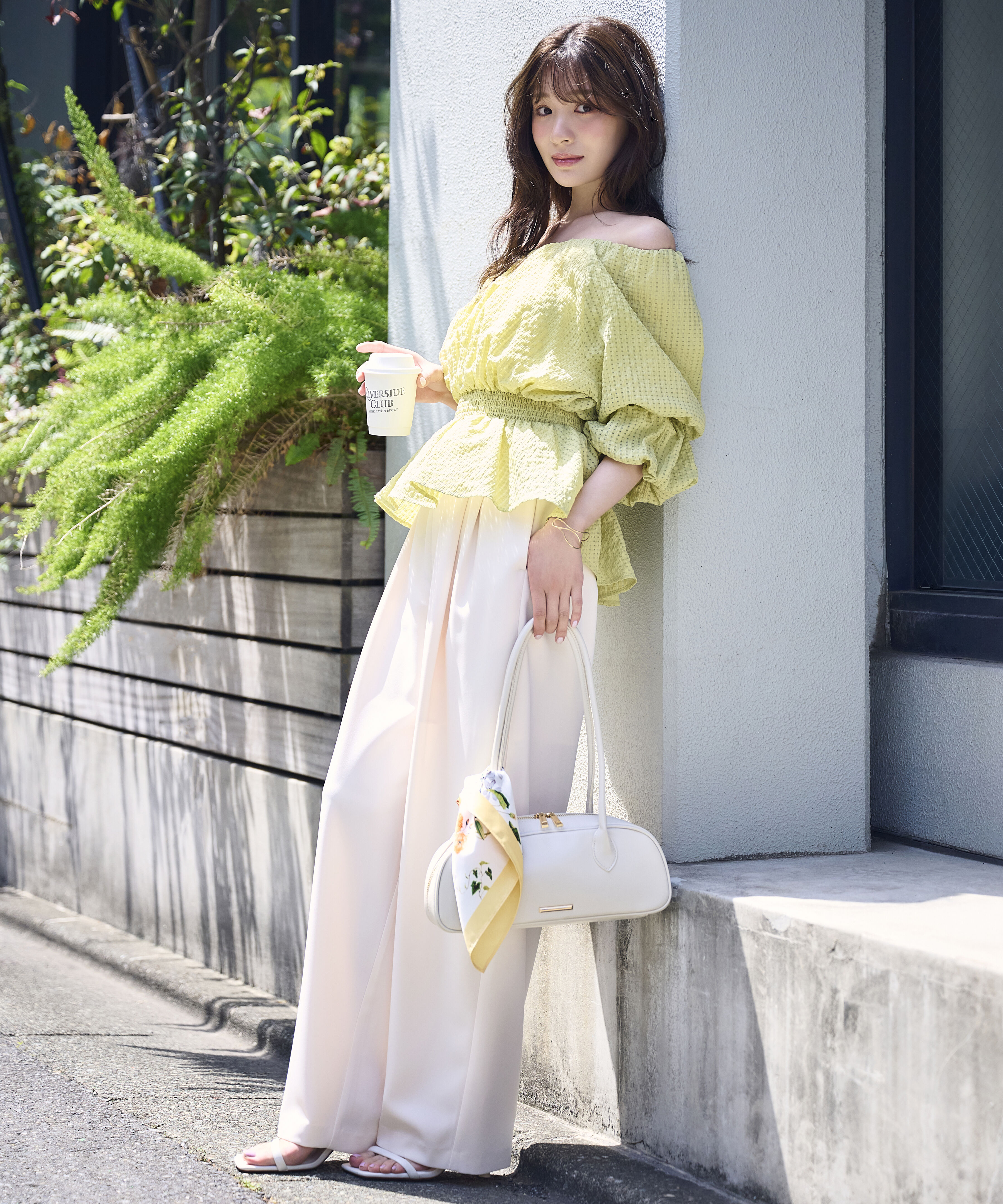 PROPORTION BODY DRESSING「＜中川紅葉さん着用＞〈a/mie〉イージーバレルパンツ」|その他|エクリュ1