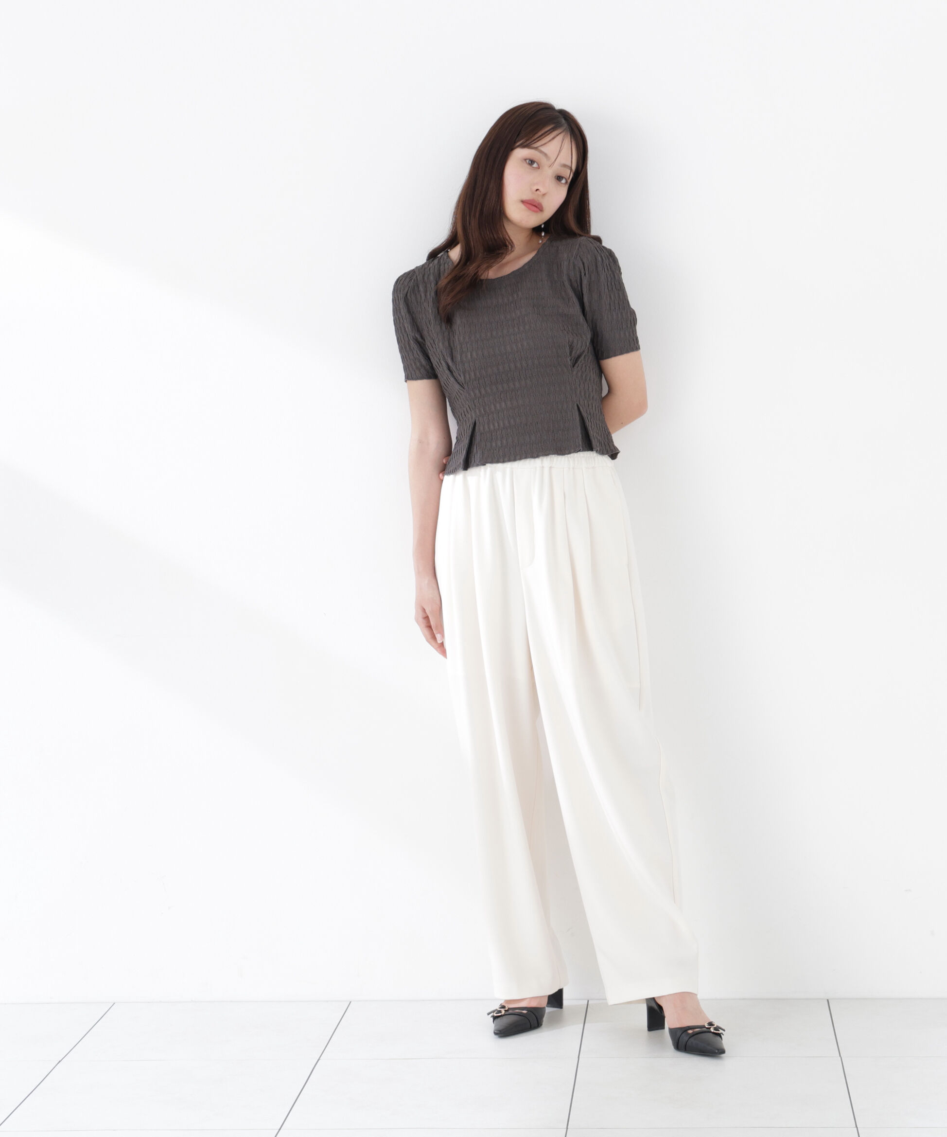 PROPORTION BODY DRESSING「＜中川紅葉さん着用＞〈a/mie〉イージーバレルパンツ」|その他|