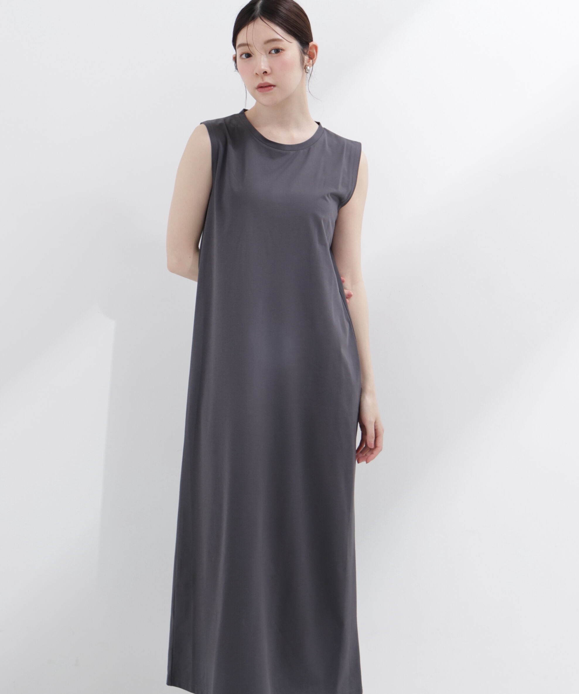 PROPORTION BODY DRESSING「〈a/mie〉フリルベア付きカットワンピース」|ワンピース|