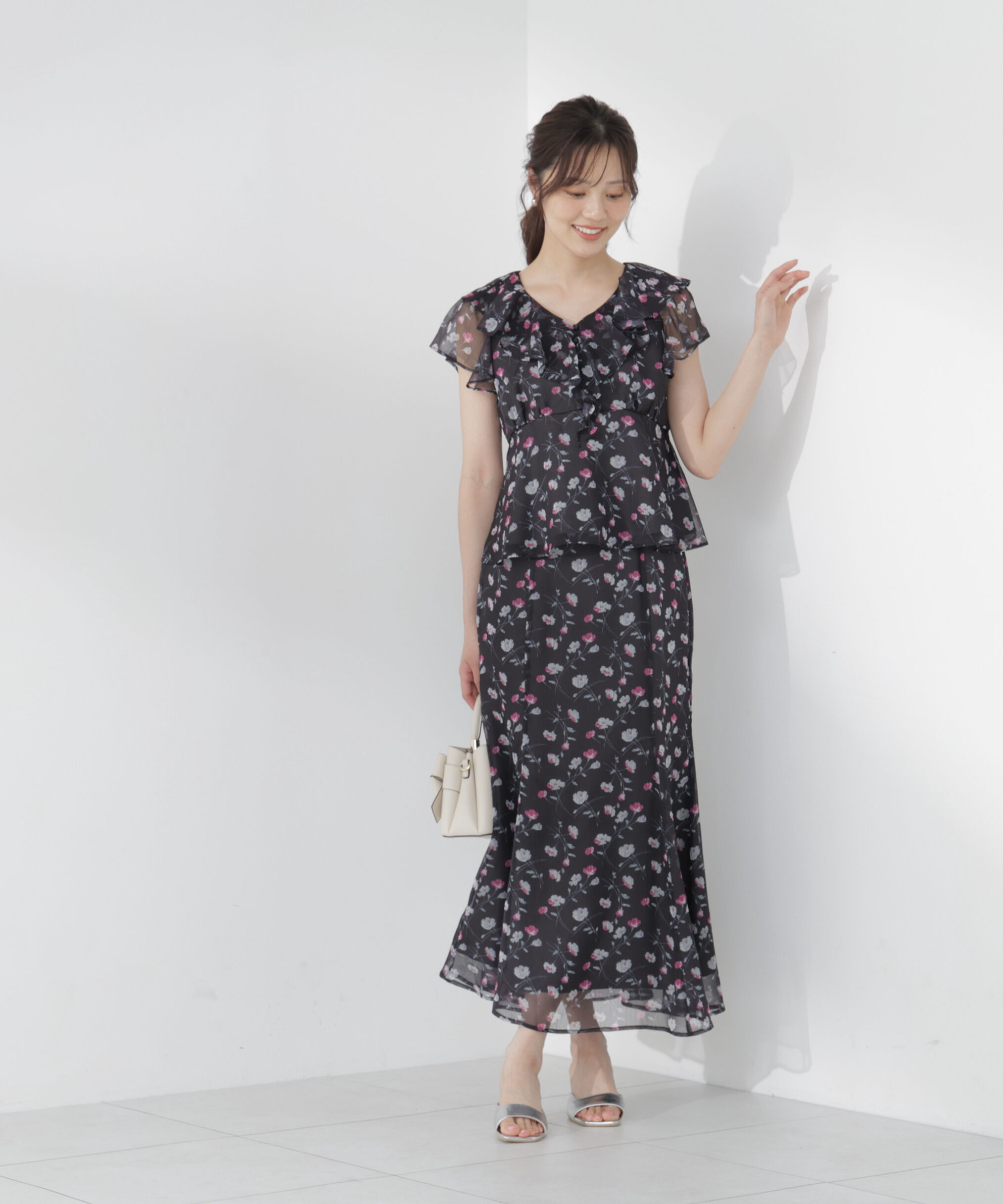 PROPORTION BODY DRESSING「フラワープリントマーメイドスカート」|スカート|