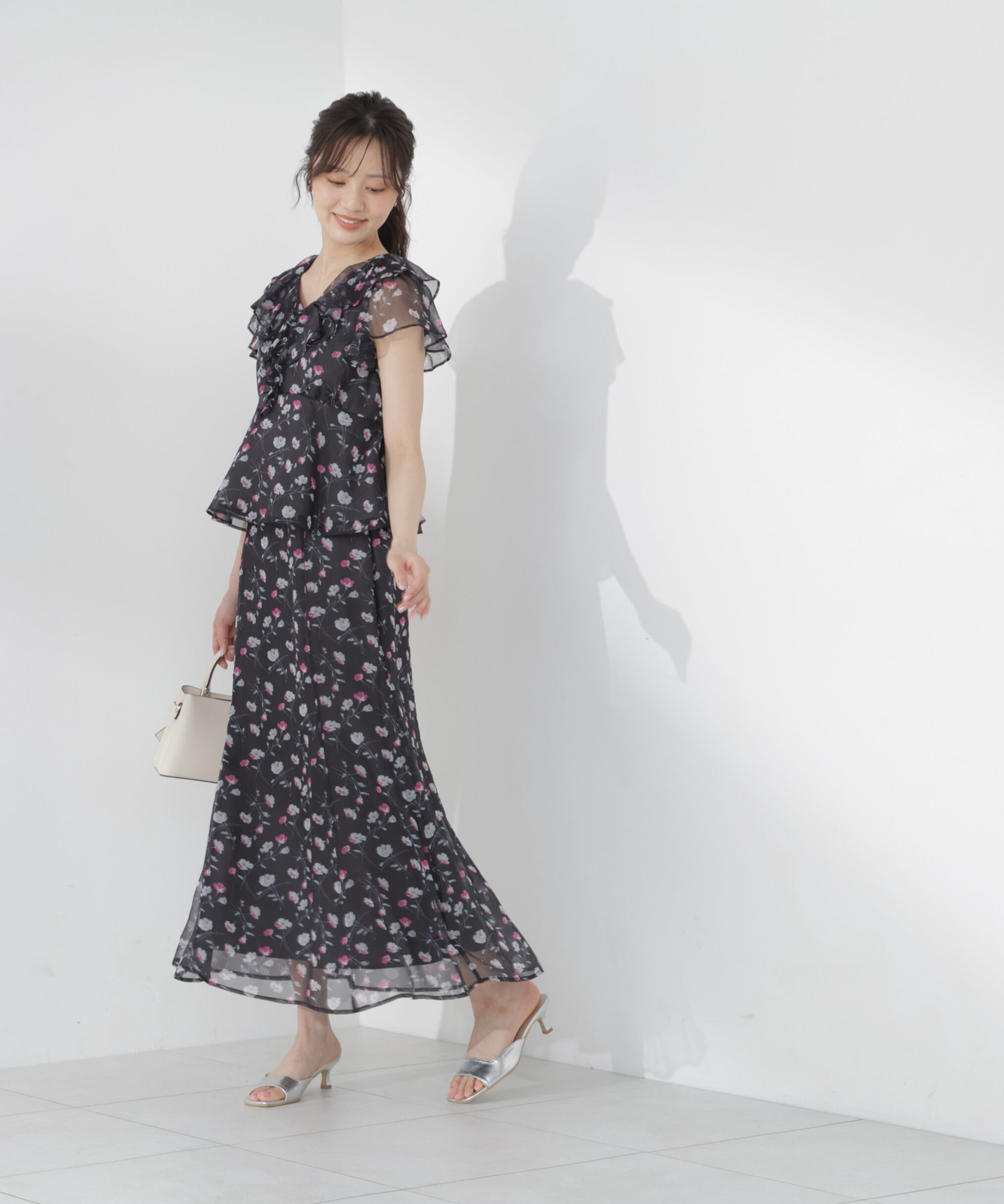 PROPORTION BODY DRESSING「フラワープリントマーメイドスカート」|スカート|