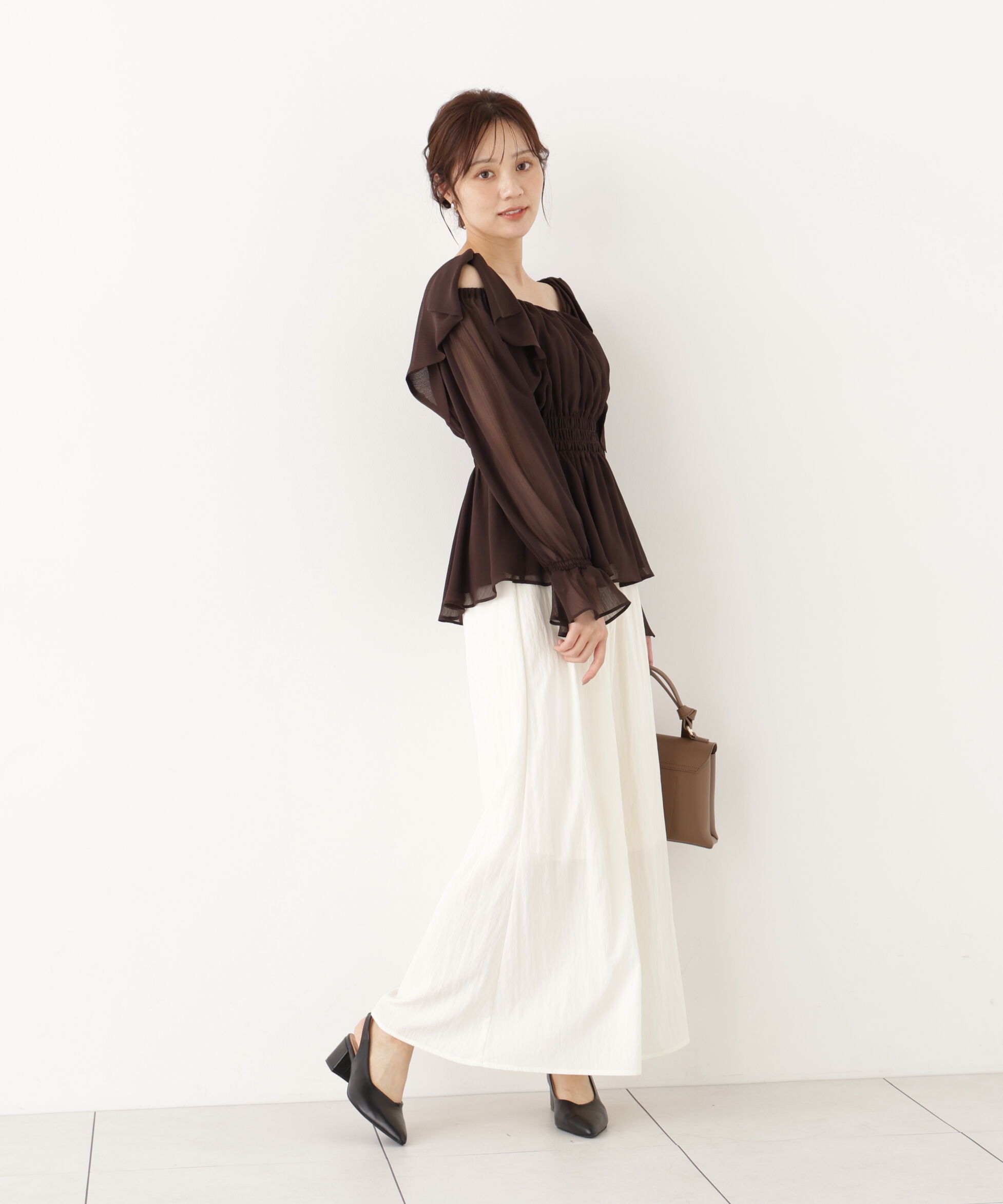 PROPORTION BODY DRESSING「＜a/mie＞ドライワッシャースカート」|スカート|