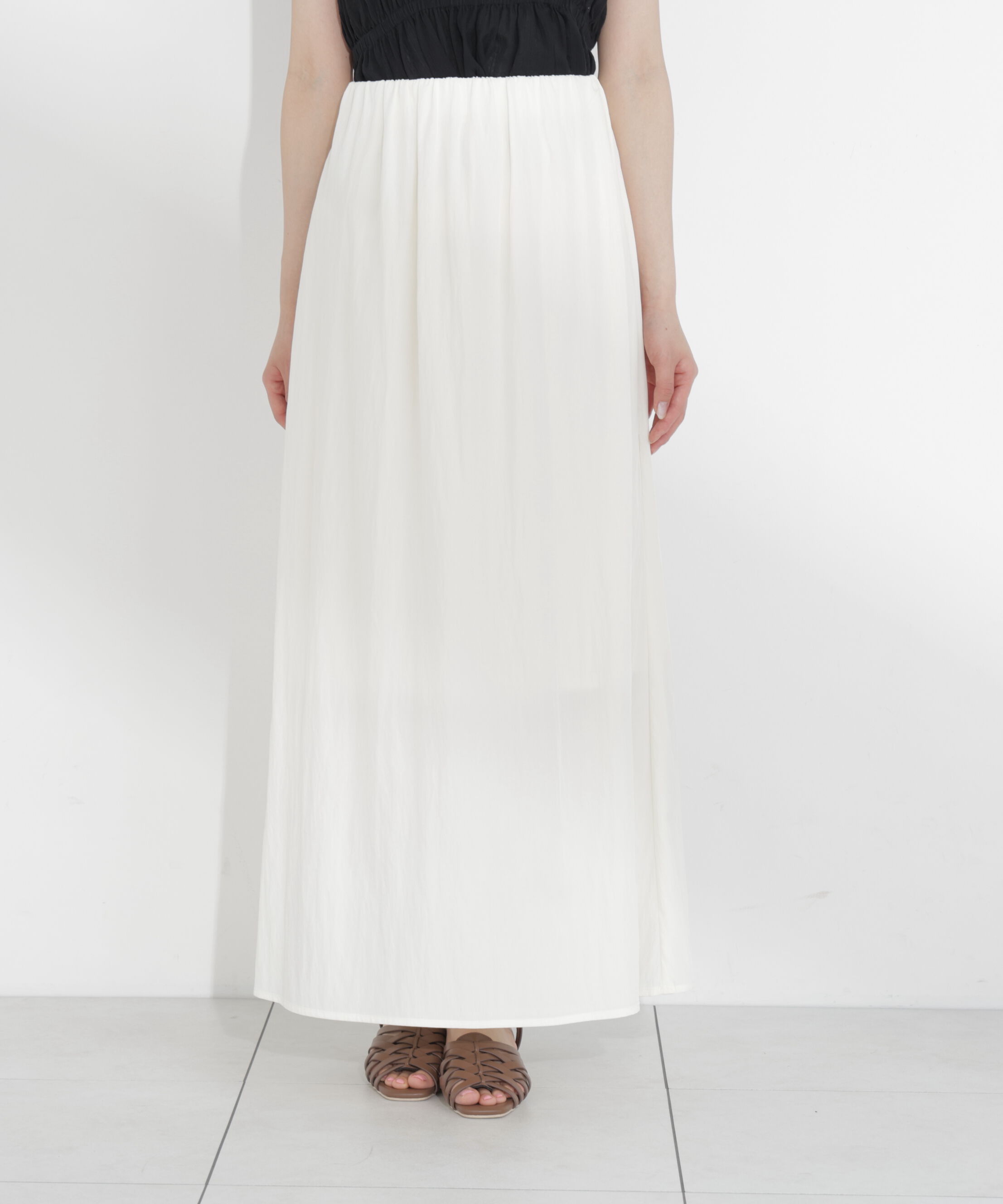 PROPORTION BODY DRESSING「＜a/mie＞ドライワッシャースカート」|スカート|