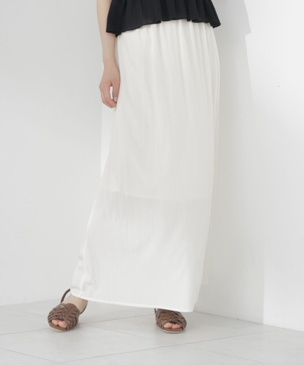 PROPORTION BODY DRESSING「＜a/mie＞ドライワッシャースカート」|スカート|