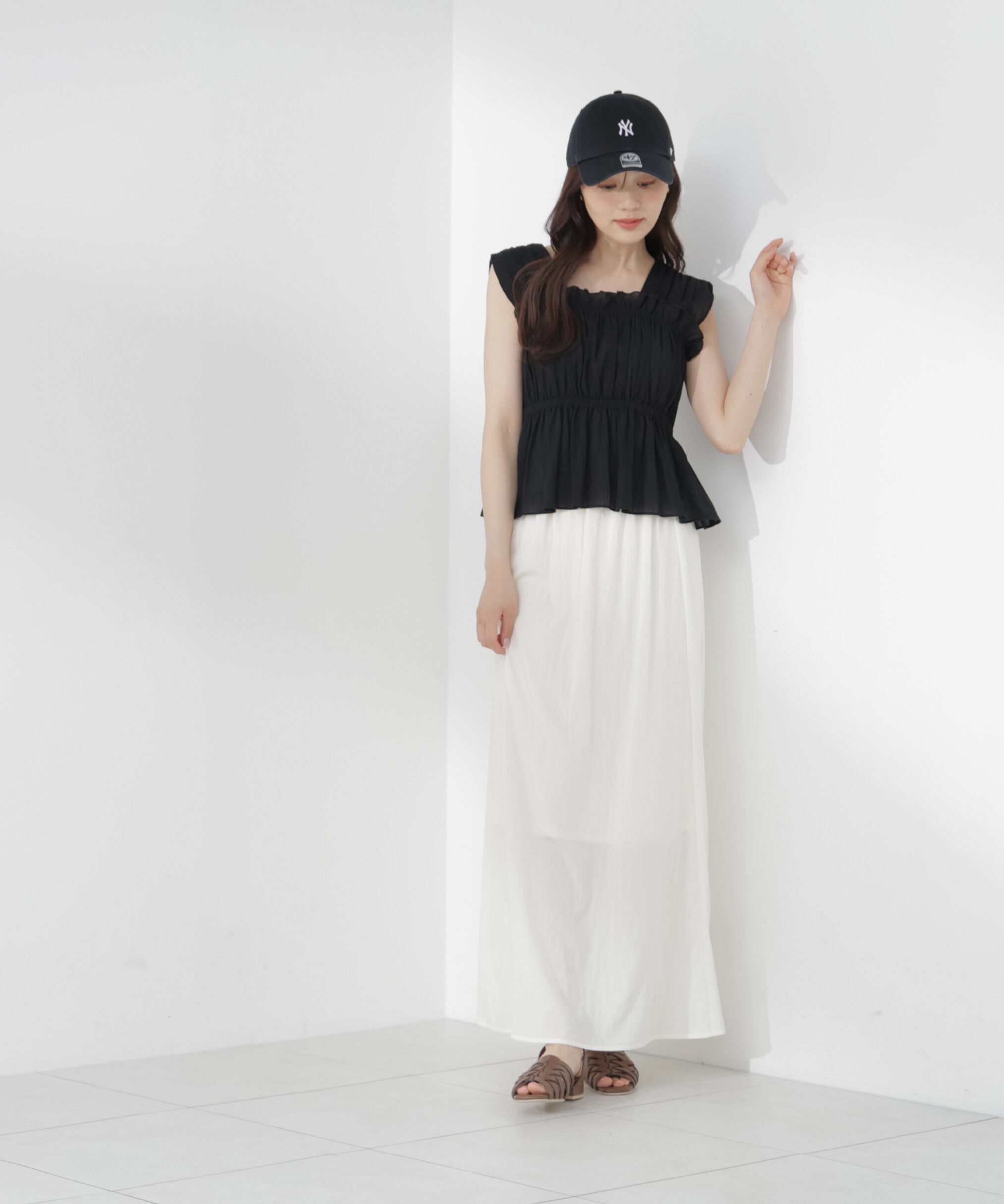 PROPORTION BODY DRESSING「＜a/mie＞ドライワッシャースカート」|スカート|
