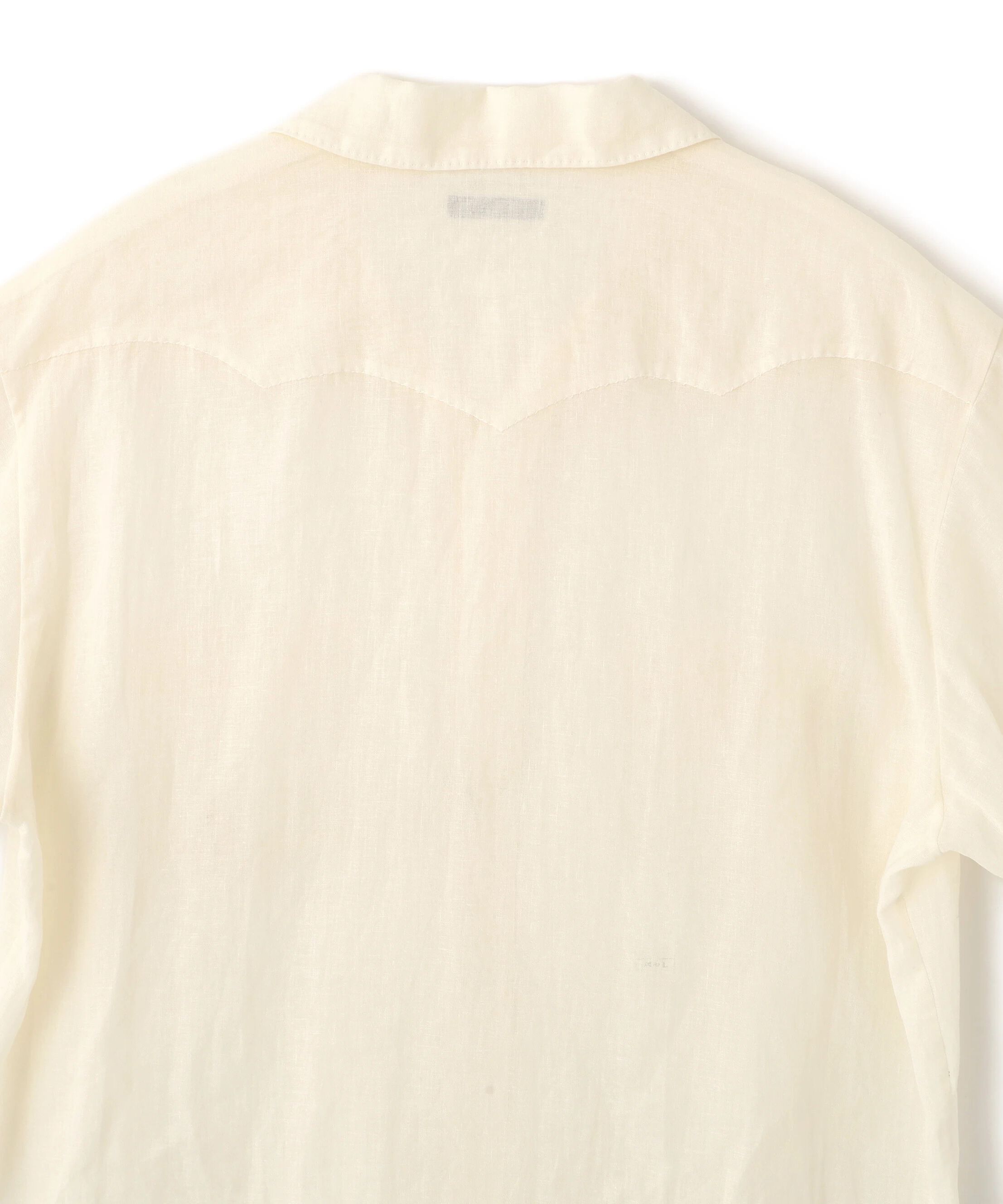 YLEVE 「YLEVE / COTTON RAMIE VOILE HAND STITCH SHIRT」|シャツ・ブラウス|